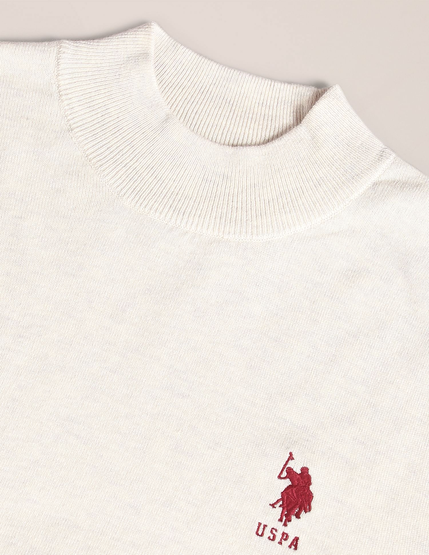 U.S. Polo Assn. Turtleneck Solid Sweater