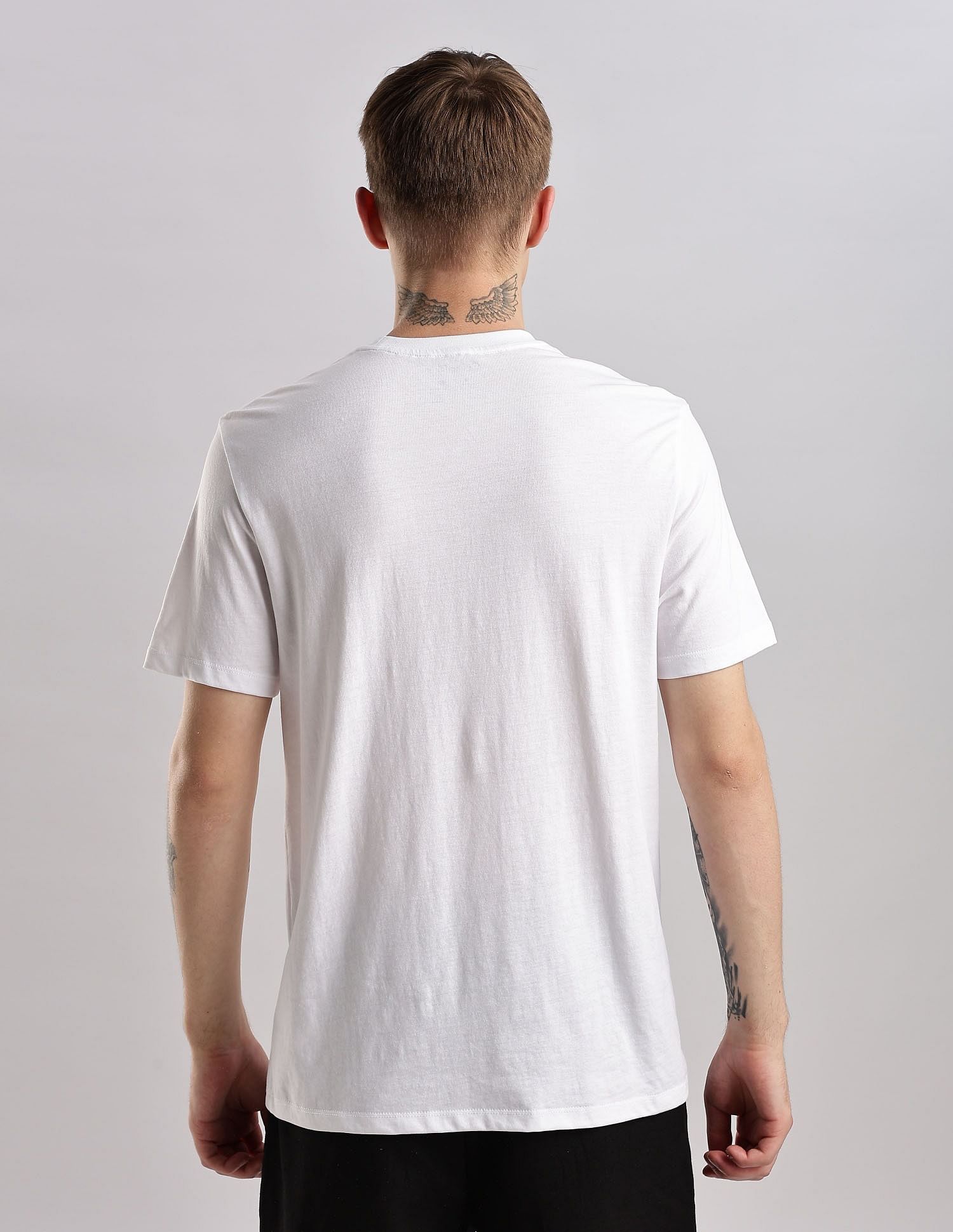 Calvin Klein Jeans Mens White Colourblocked T-Shirts