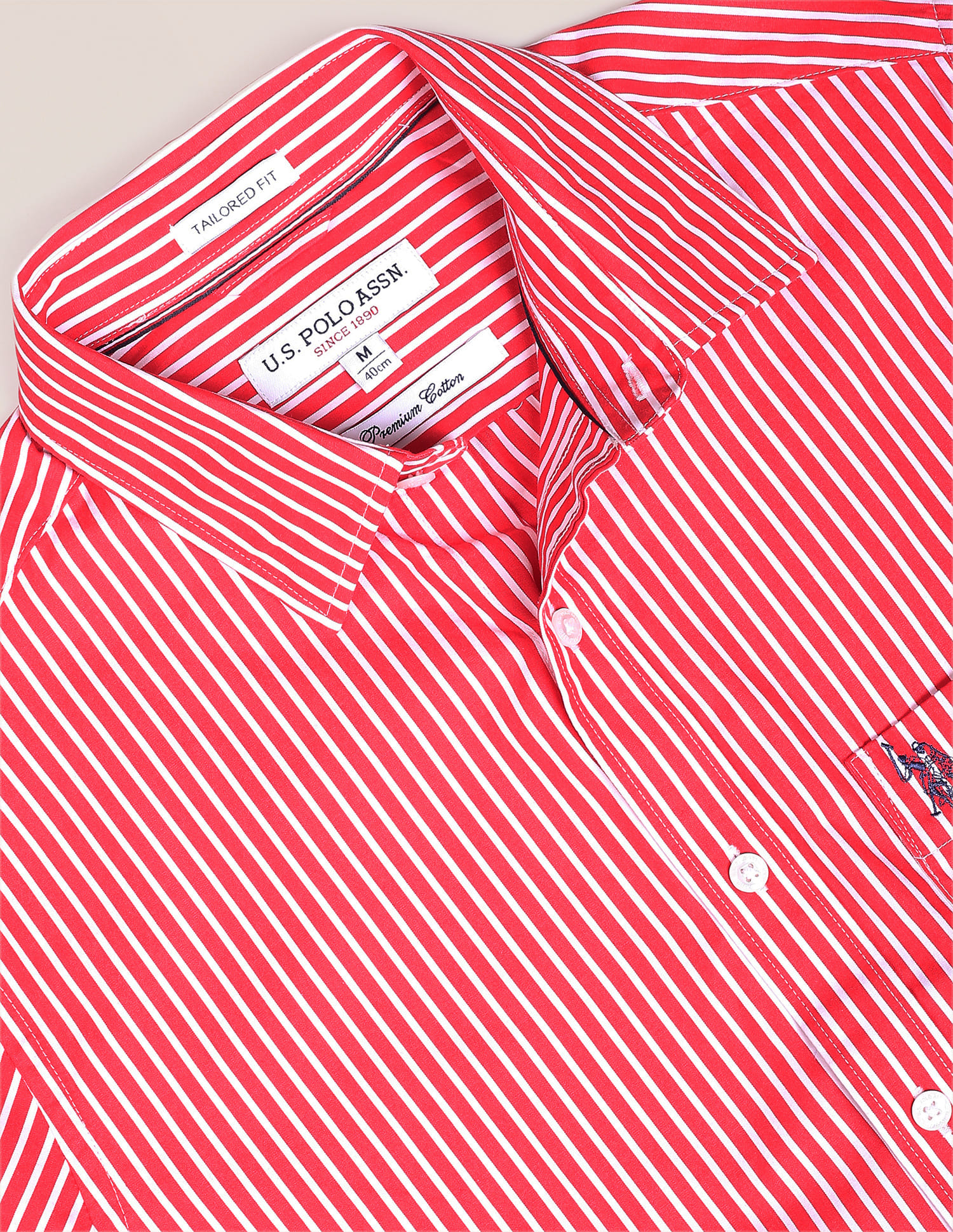 Buy Polo Iconic Peached Stripe Shirt
