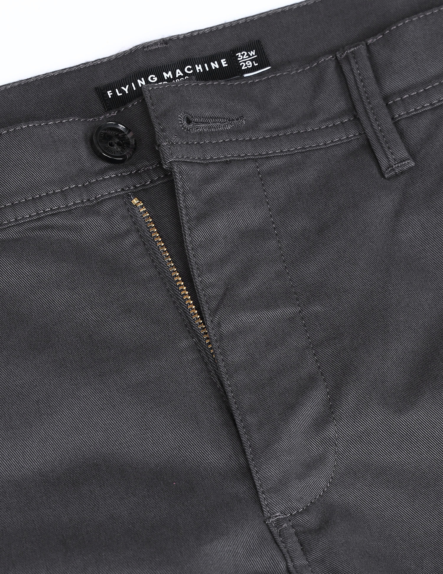 Flying Machine Slash Slim Tapered Twill Trousers