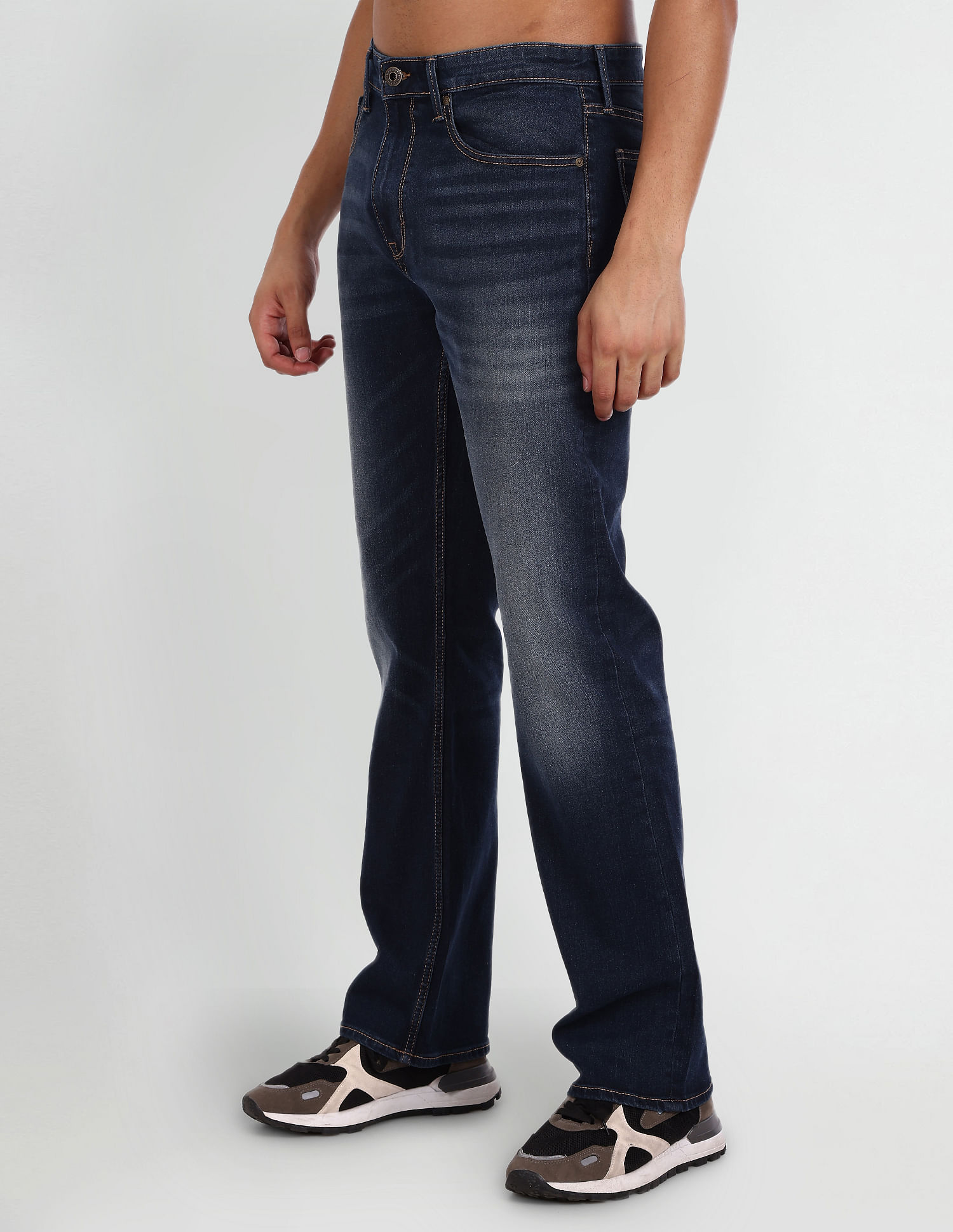 Flying Machine Bruce boot cut fit Rinsed Jeans
