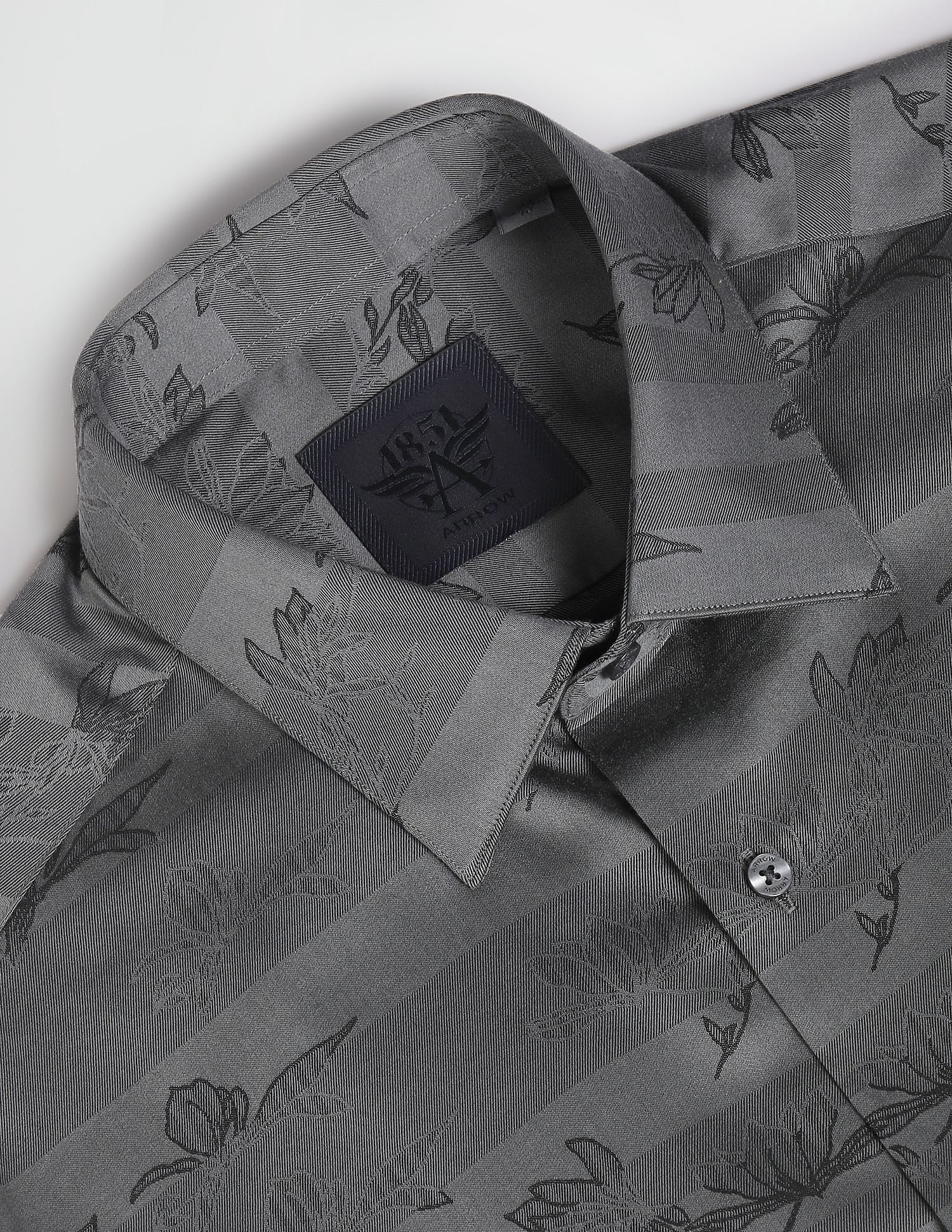 Arrow Floral Print Twill Shirt
