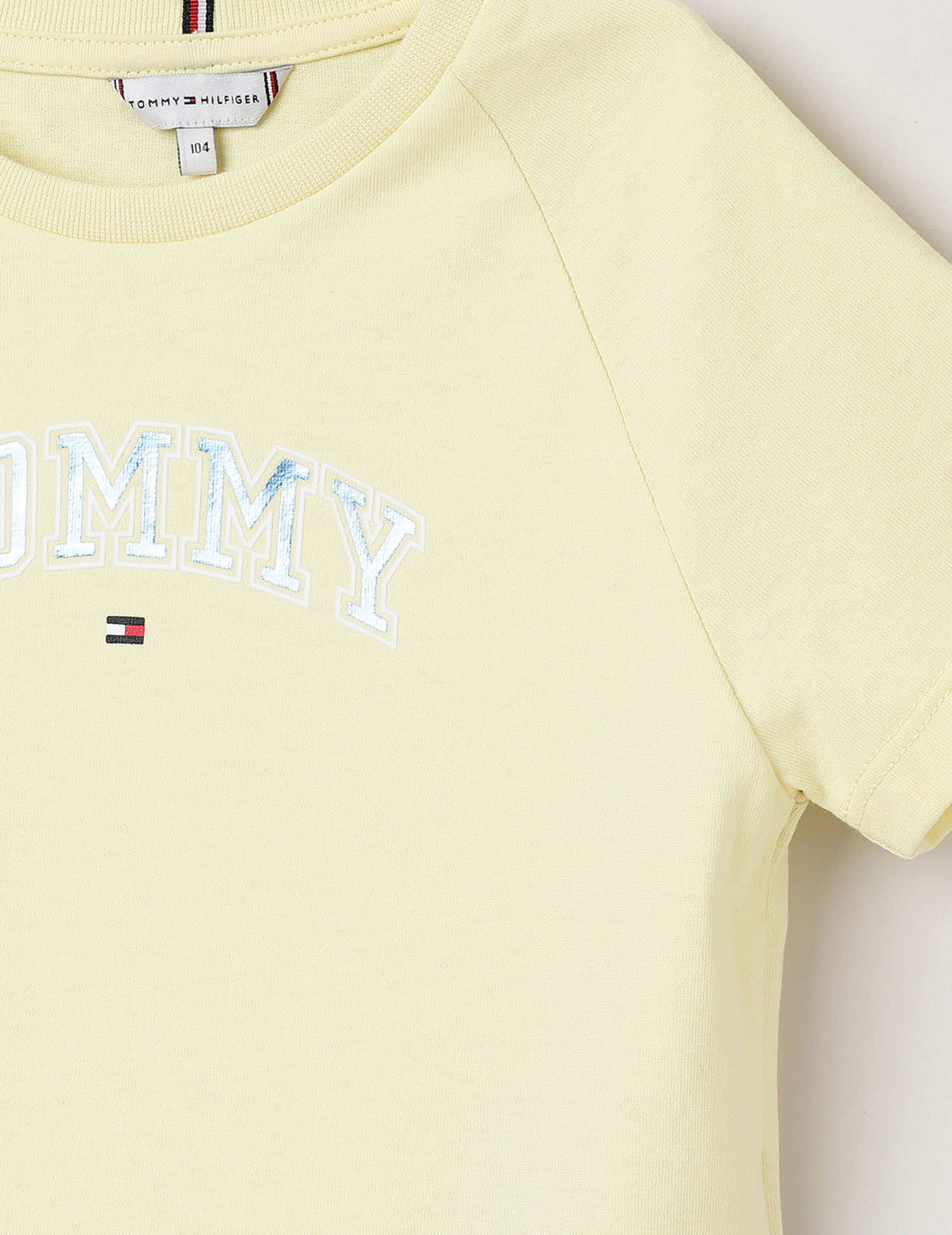 Tommy Hilfiger Kids Girls Transitional Varsity Foil T-Shirt