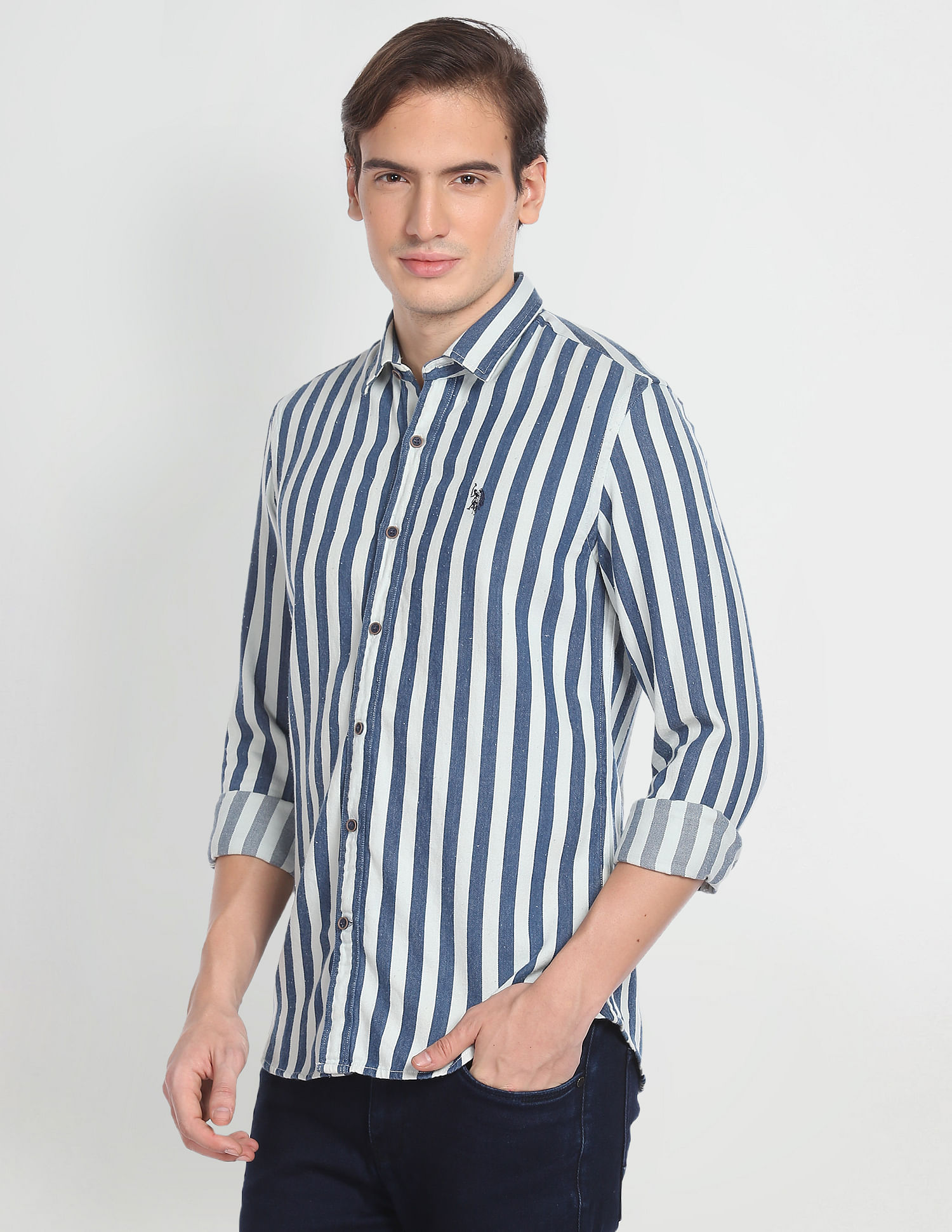 U.S. Polo Assn. Denim Co. Classic Yarn Dyed Shirt