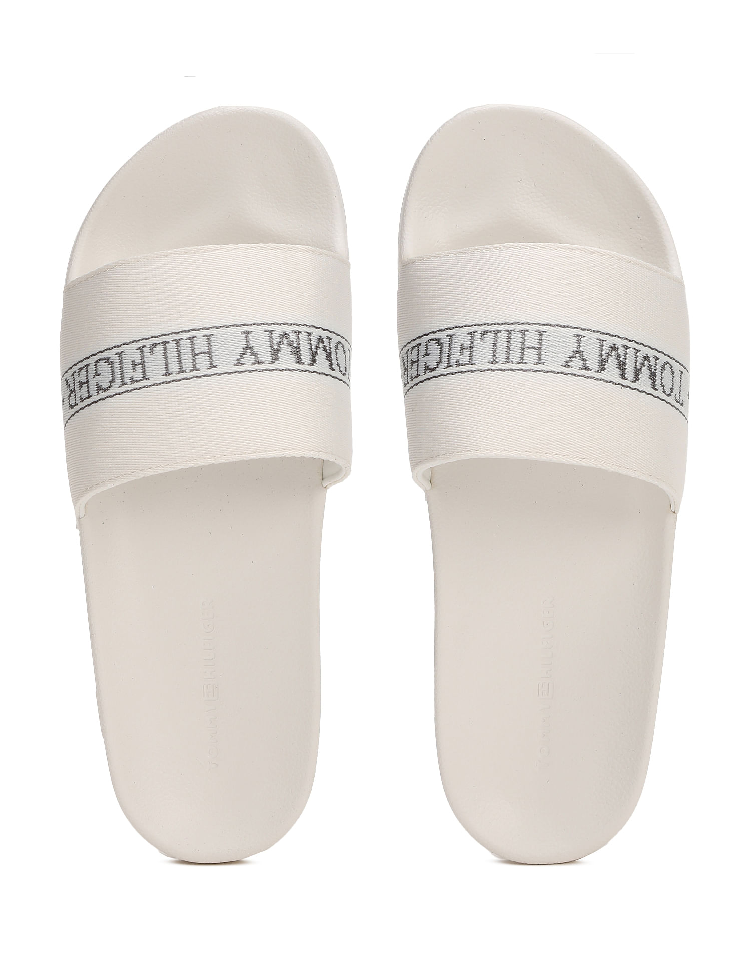 Buy Tommy Hilfiger Women Brand Print Pool Slides NNNOW