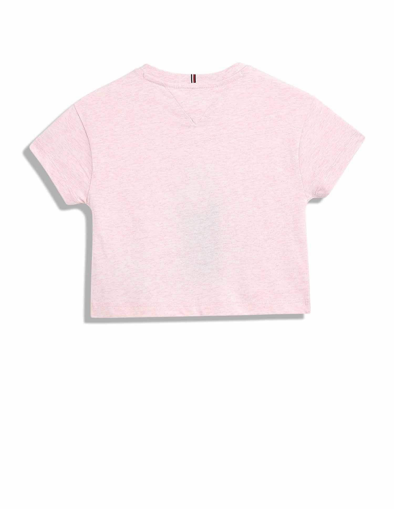 Tommy Hilfiger Kids Girls Graphic Relaxed-Fit Cotton T-Shirt