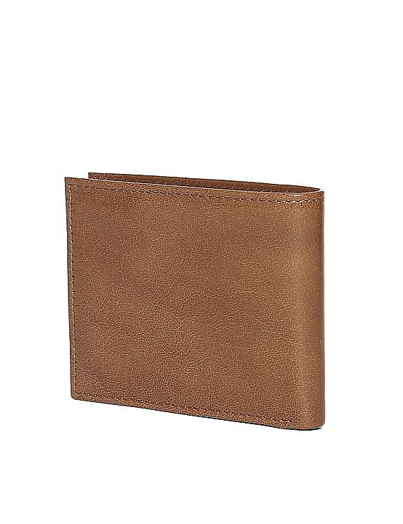 U.S. Polo Assn. Brown Bi-Fold Leather Wallet