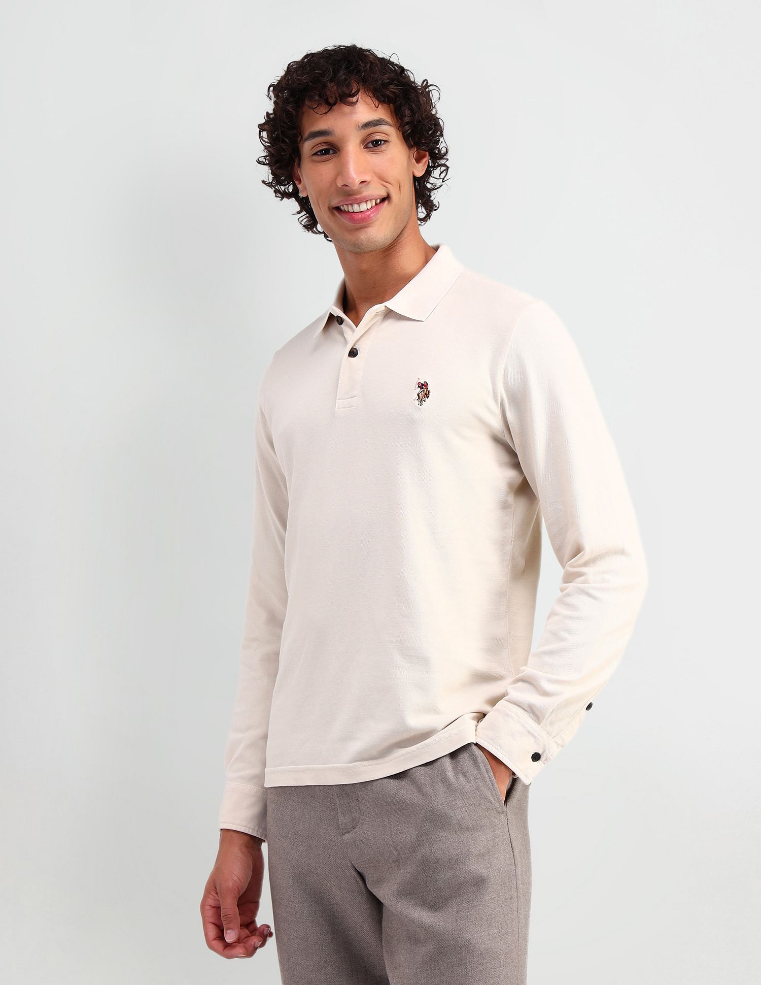 U.S. Polo Assn. Denim Co. Muscle Fit Pure Cotton Polo Shirt