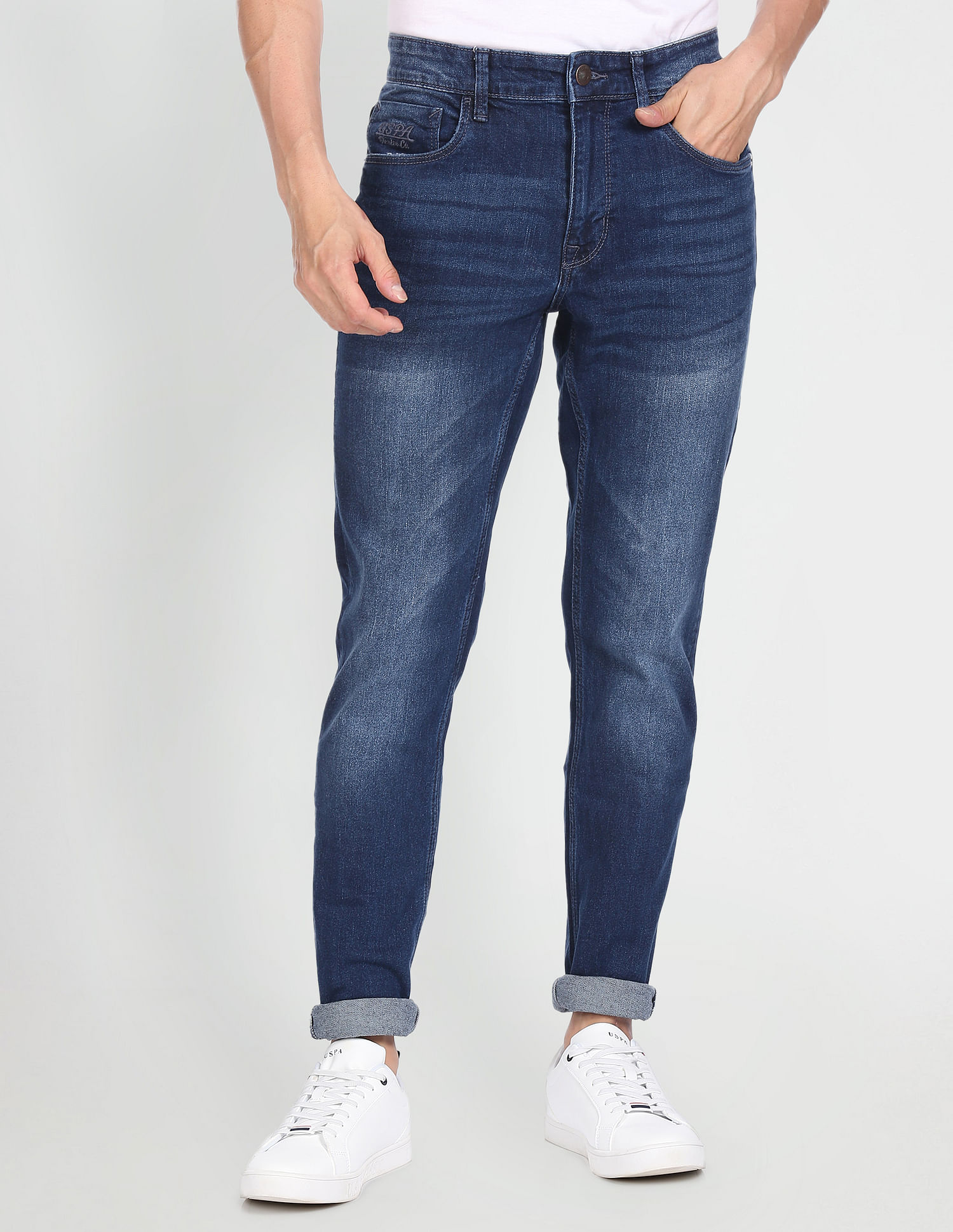 U.S. Polo Assn. Denim Co. Slim Tapered Fit Blue Jeans