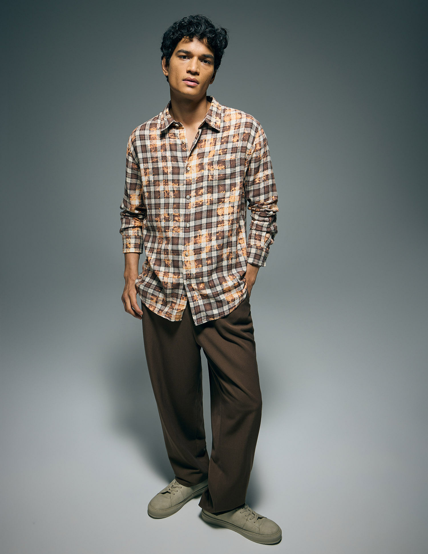 Flying Machine Pure Cotton Original Twill Shirt
