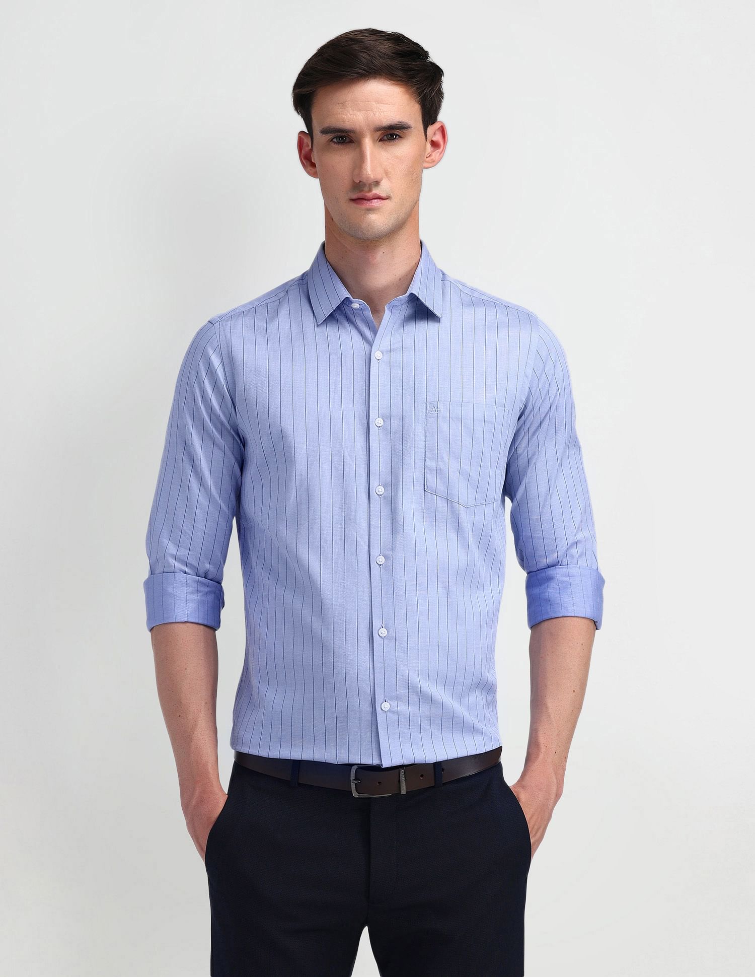 Arrow Vertical Striped Dobby Shirt
