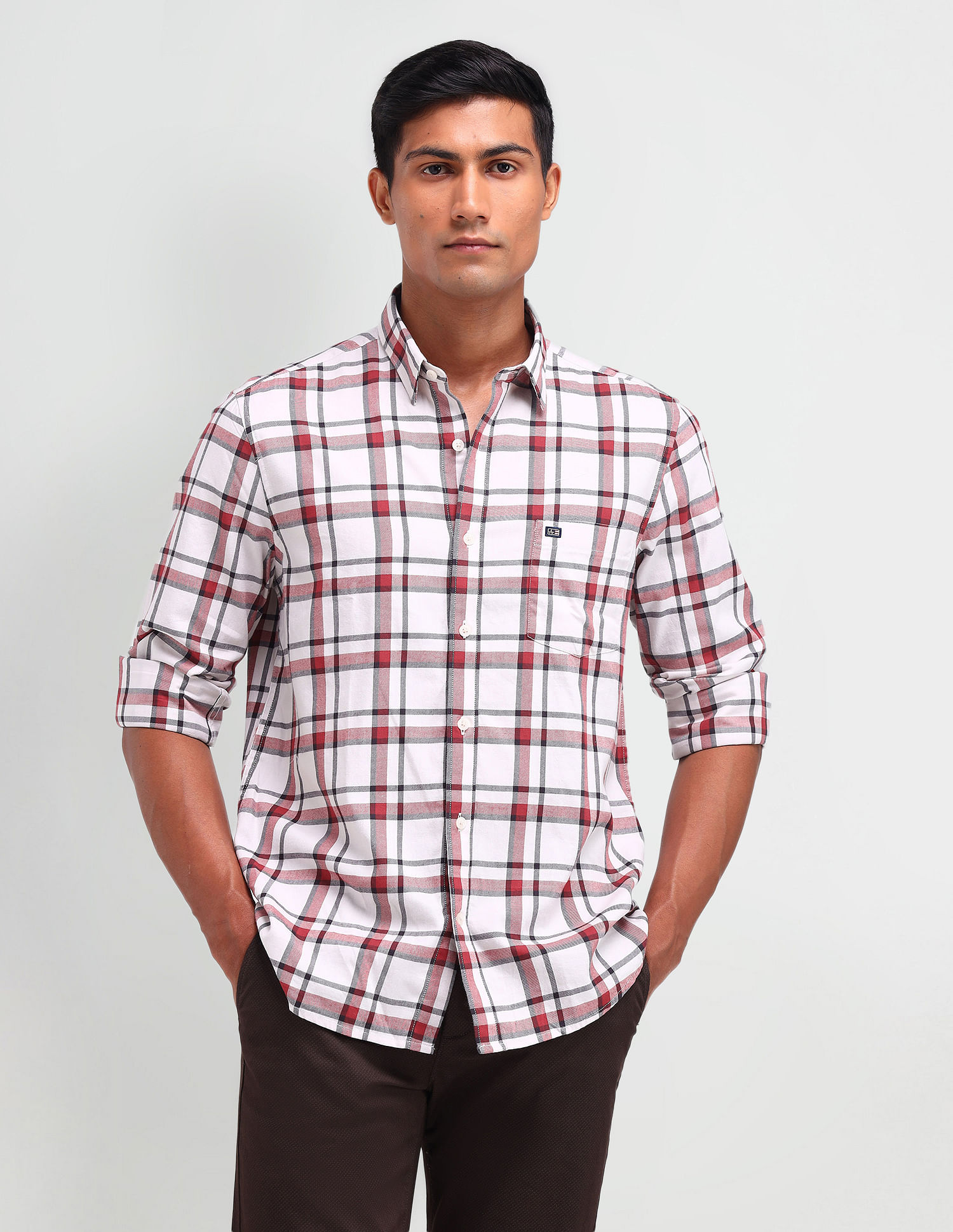 Arrow Sport Tailored Fit Twill Shirt
