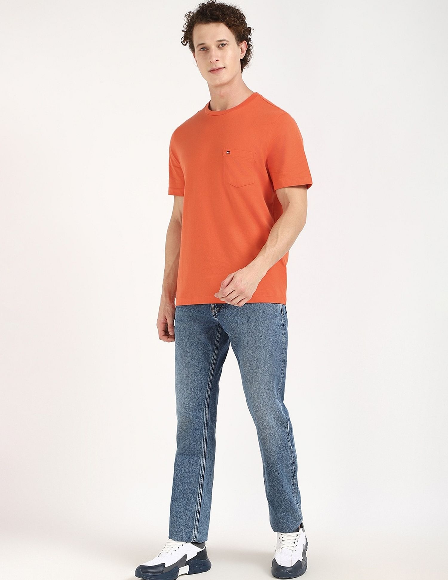 Tommy Hilfiger Solid Regular-Fit Cotton T-Shirt
