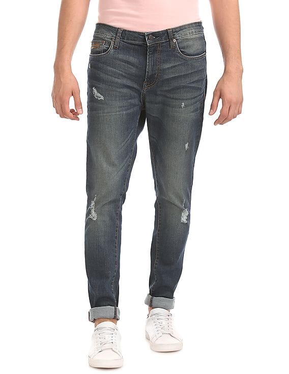 Buy Aeropostale Super Skinny Fit Distressed Jeans