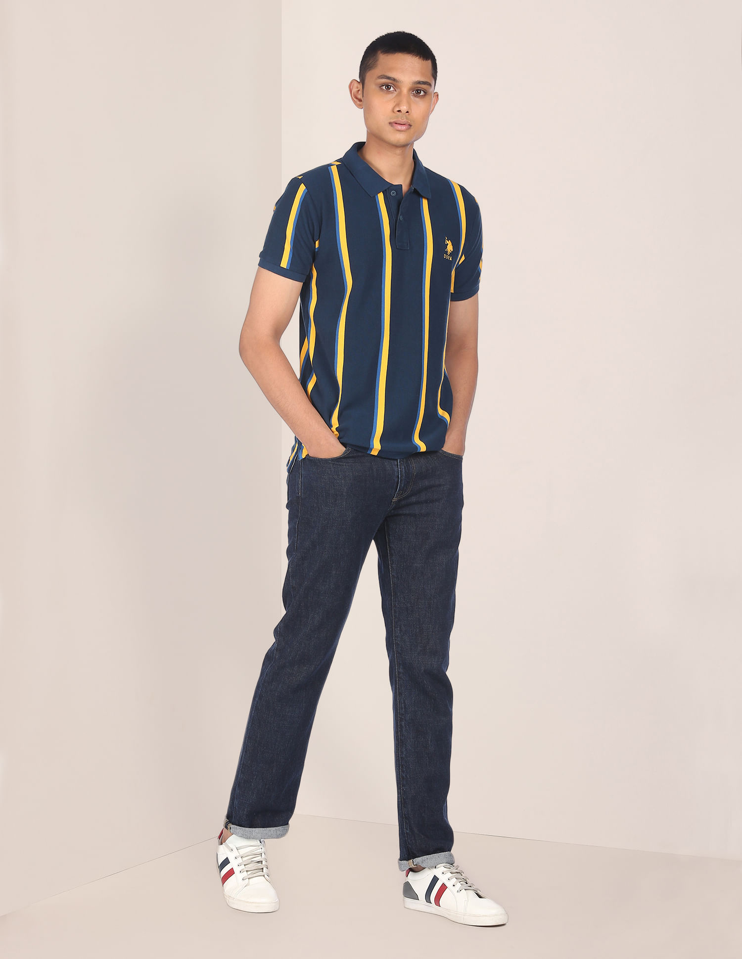 U.S. Polo Assn. Striped Polo Shirt