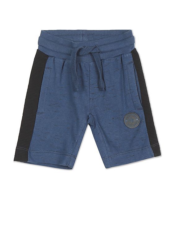 U.S. Polo Assn. Kids Mid Rise Heathered Shorts