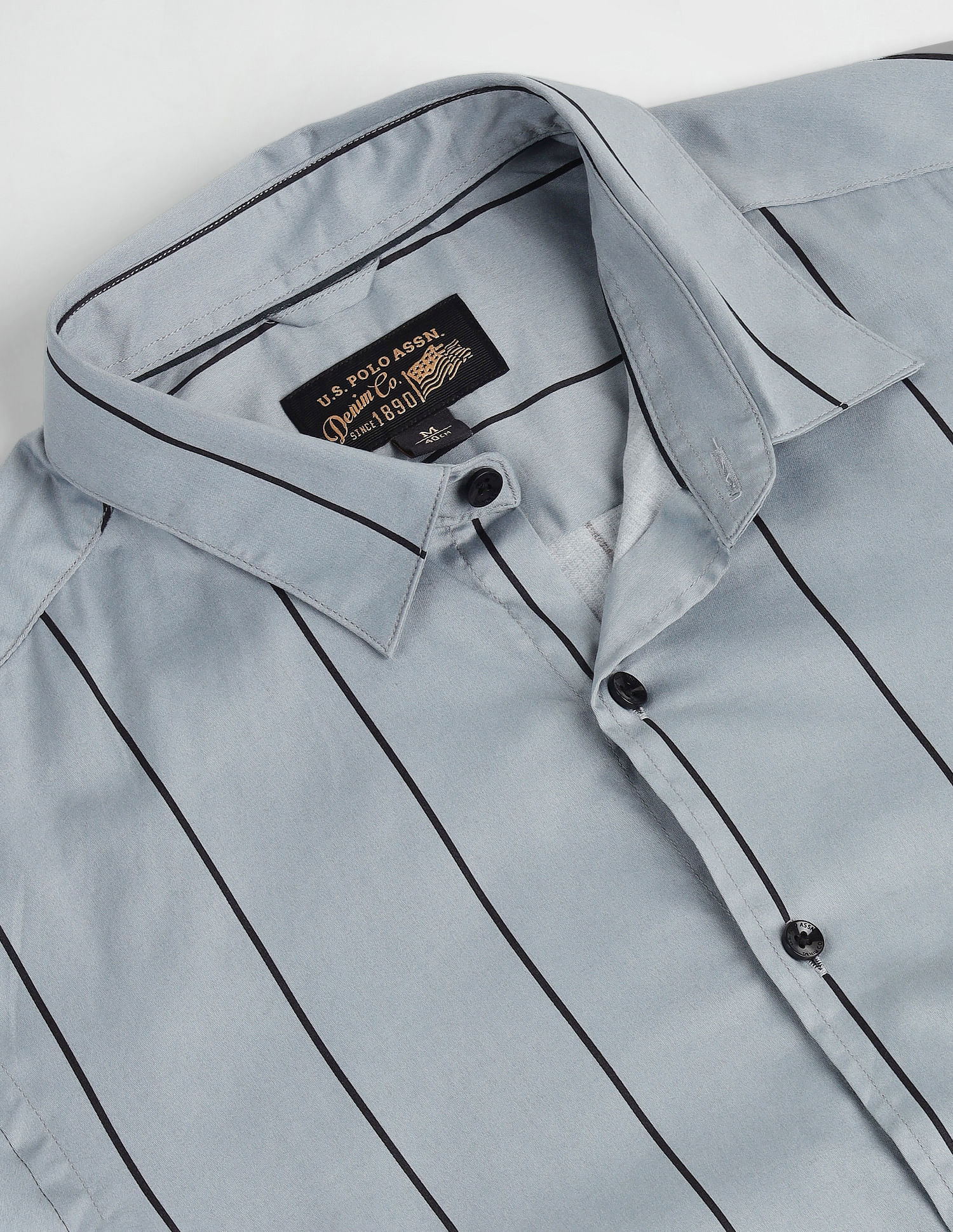 U.S. Polo Assn. Denim Co. Vertical Stripe Slim Shirt