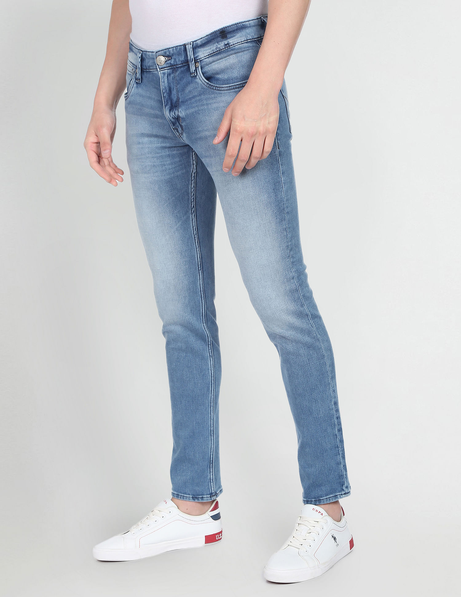 U.S. Polo Assn. Denim Co. Brandon Slim Tapered Fit Blue Jeans