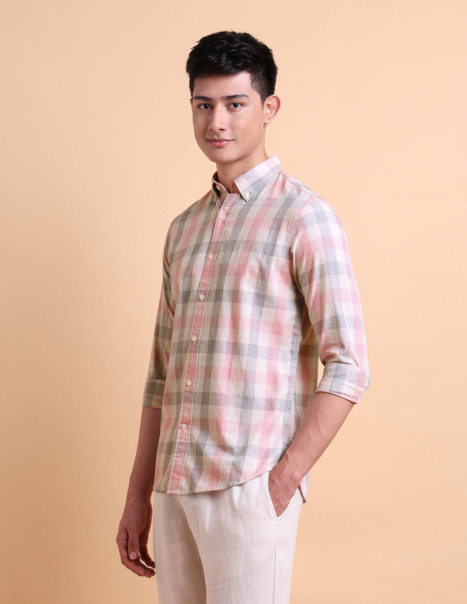U.S. Polo Assn. Dobby Cotton Shirt