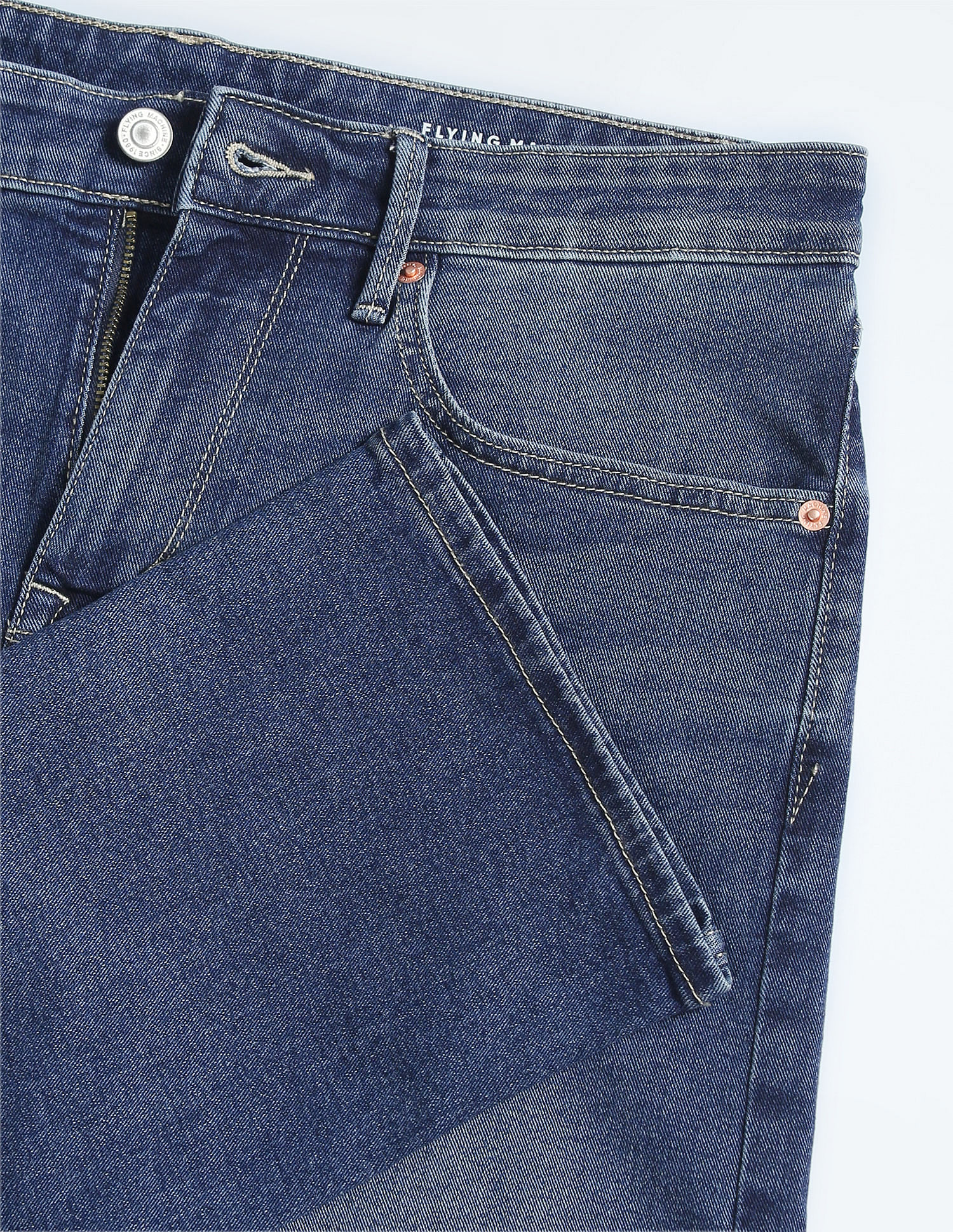 Flying Machine F-Jango Relaxed Straight Fit Jeans
