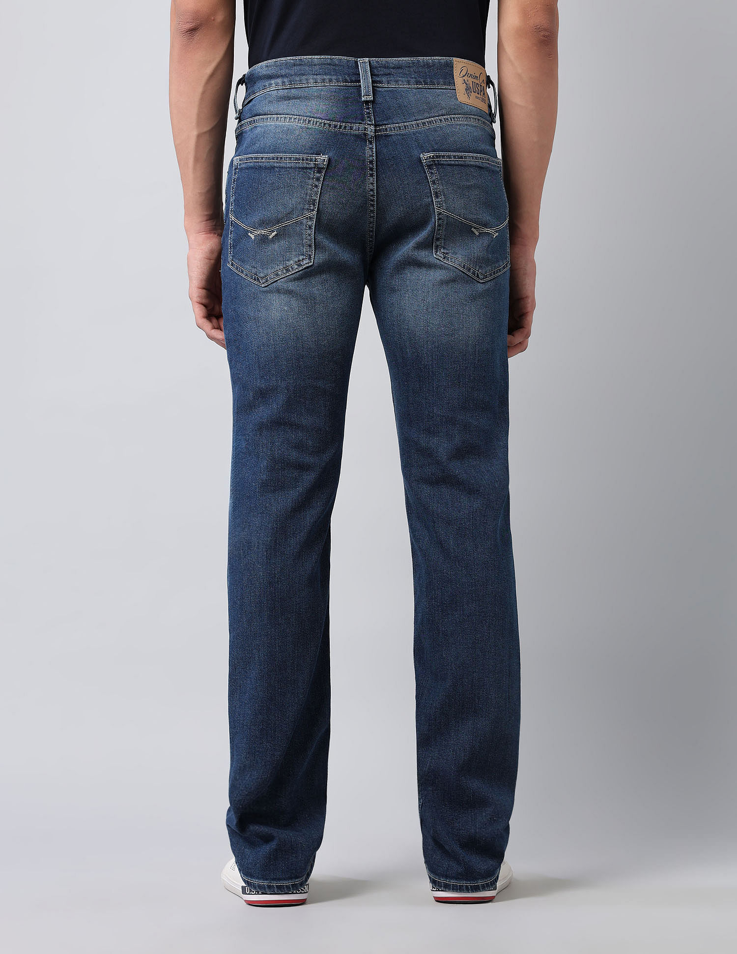 U.S. Polo Assn. Denim Co. Harold Slim Straight Fit Blue Jeans