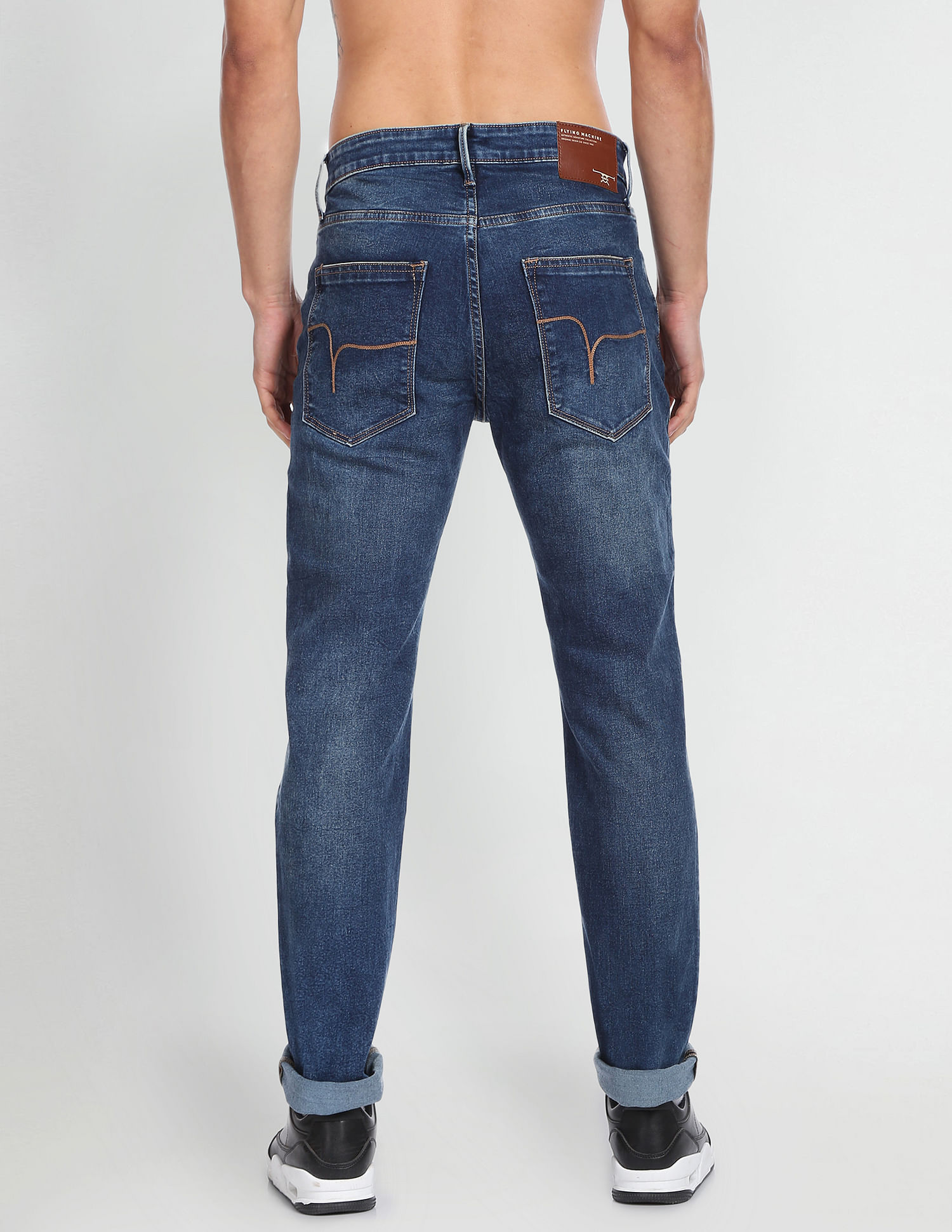 Flying Machine Freddie Slim Straight Fit Authentic Signature Jeans