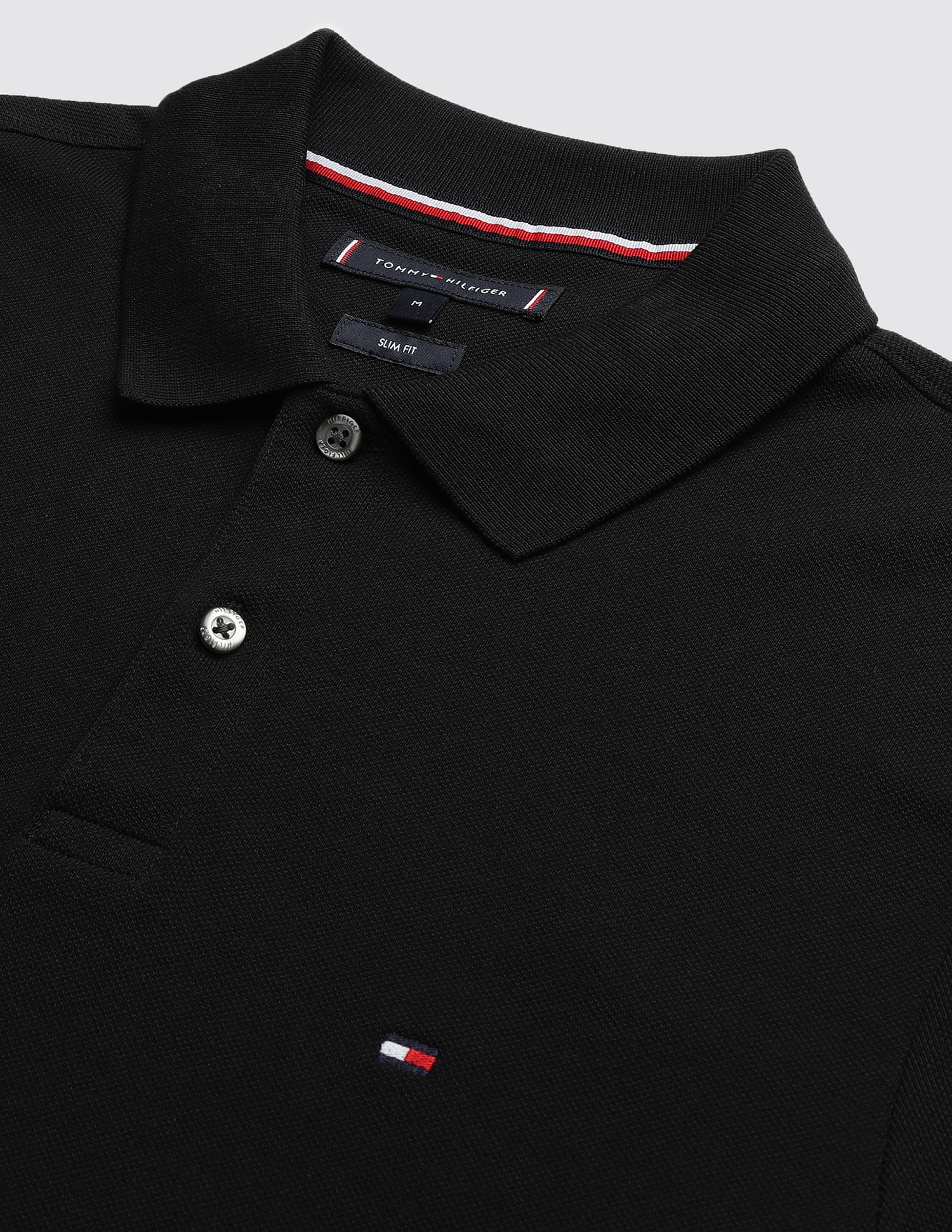 Tommy Hilfiger Tipped Hem Slim Polo Shirt