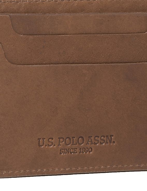 U.S. Polo Assn. Textured Leather Bi-Fold Wallet