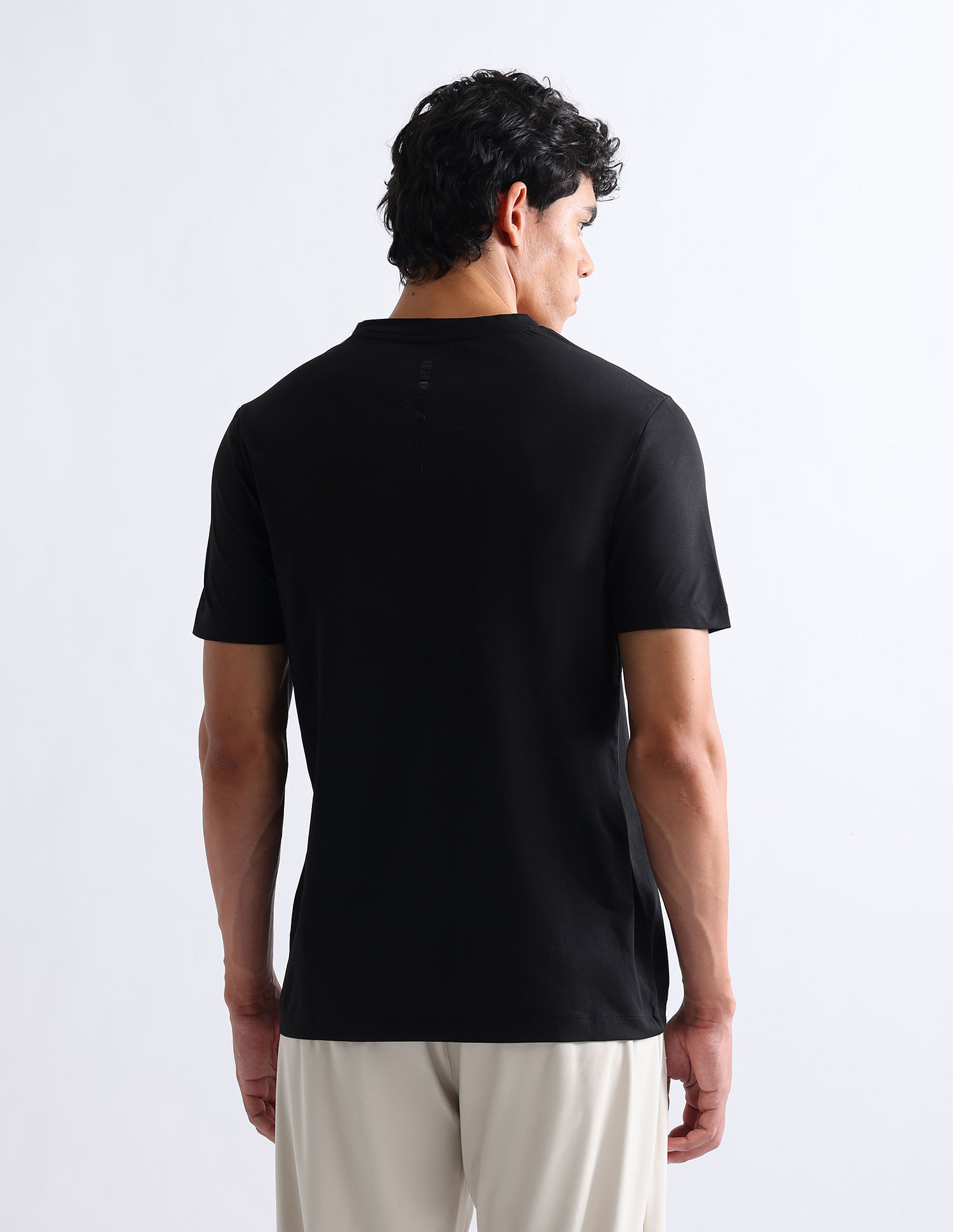 USPA Active Solid Slim Fit T-Shirt