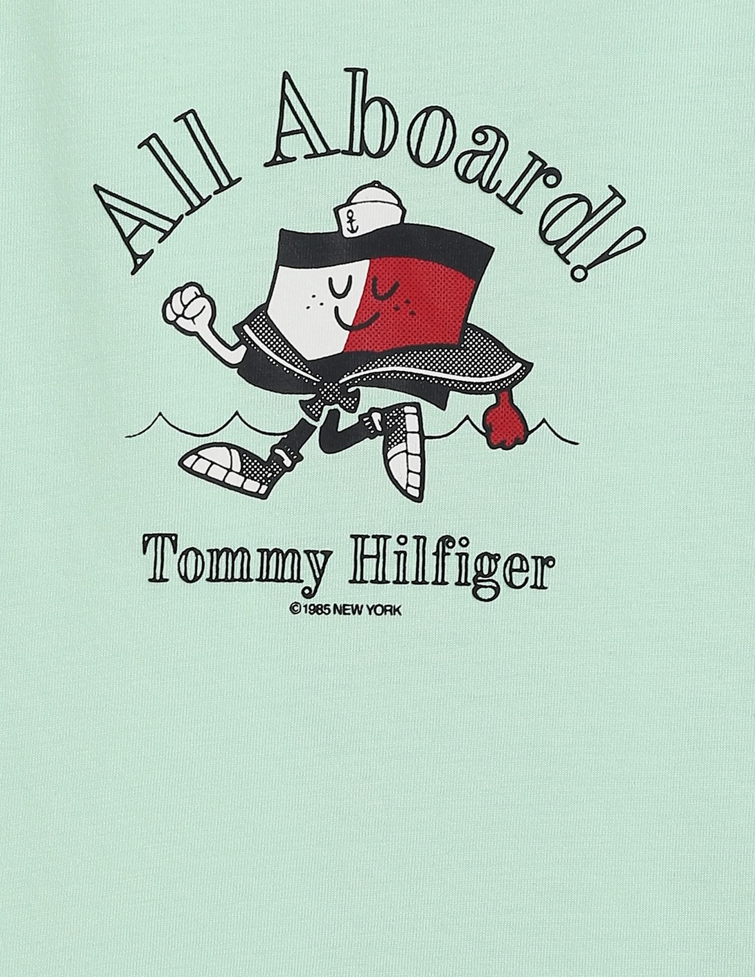 Tommy Hilfiger Kids Girls Graphic Regular-Fit Cotton T-Shirt