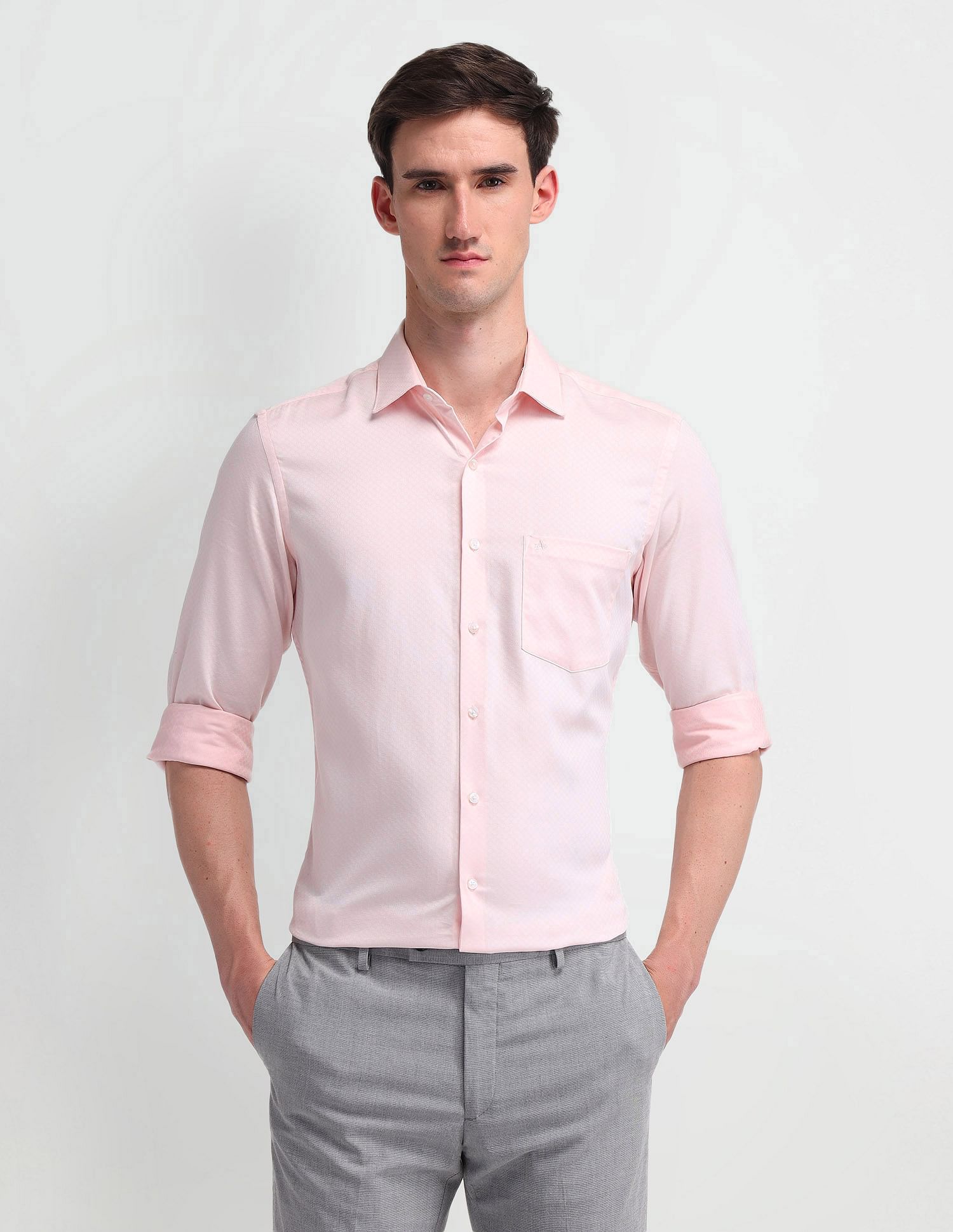 Arrow Liberty Classic Fit Textured Shirt