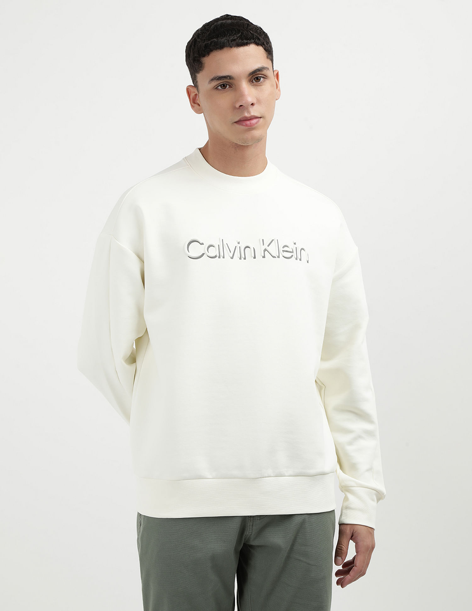Calvin Klein Jeans Monogram Comfort Slim Fit Sweatshirt