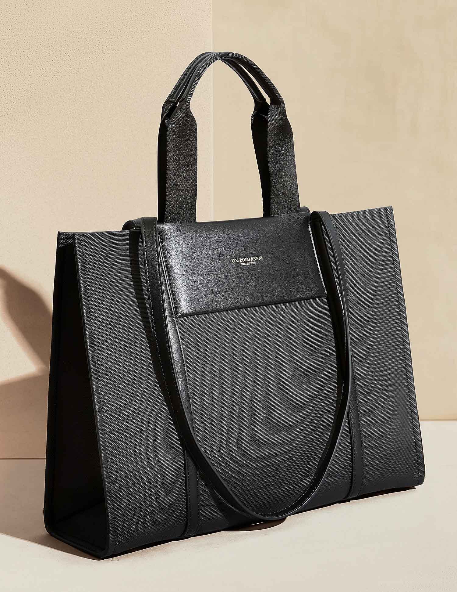 U.S. Polo Assn. Nora Monogram Tote Bag
