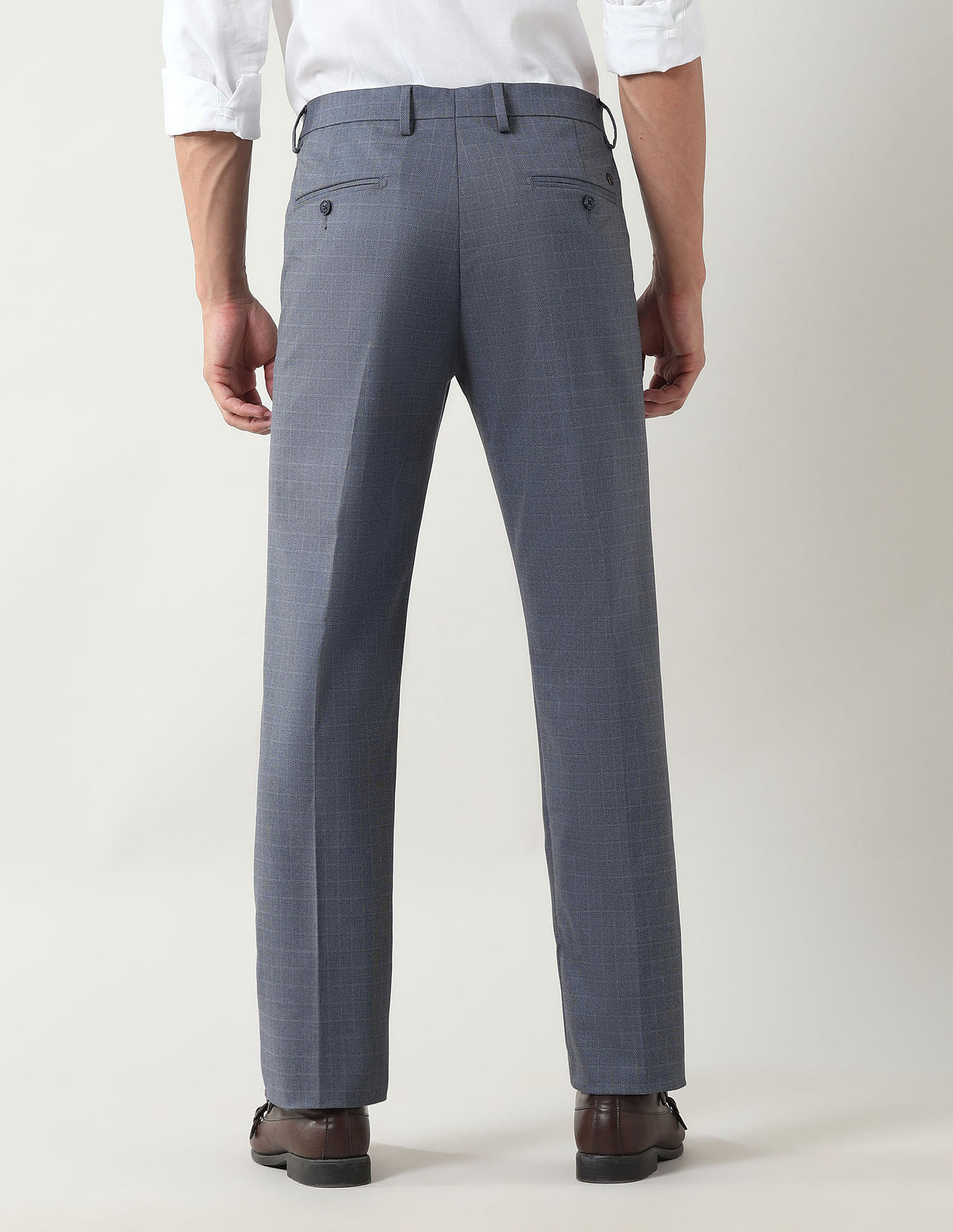 Arrow Mid Rise Regular Fit Trousers