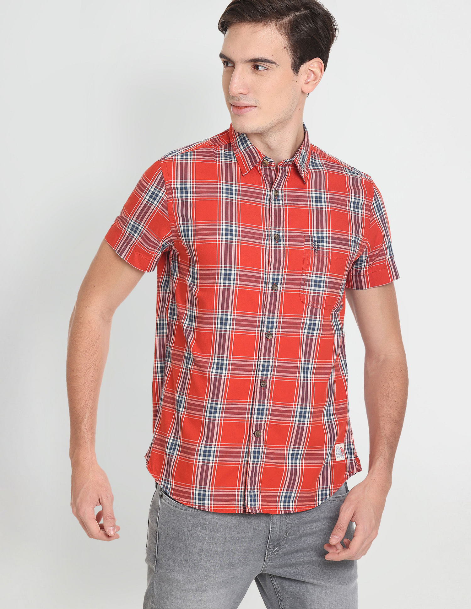 U.S. Polo Assn. Denim Co. Outdoor Check Twill Shirt