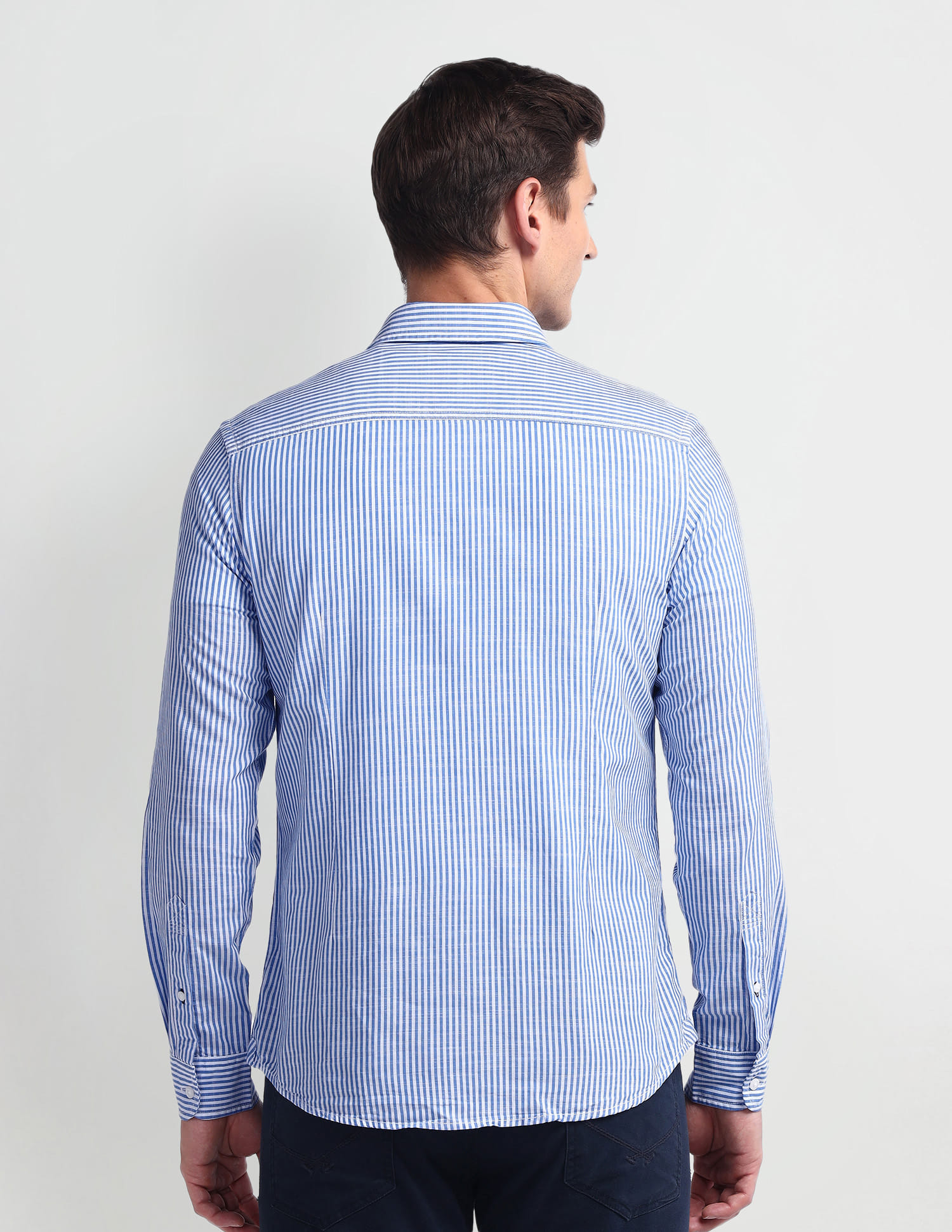 Buy U.S. Polo Assn. Denim Co. Vertical Stripe Slim Fit Shirt