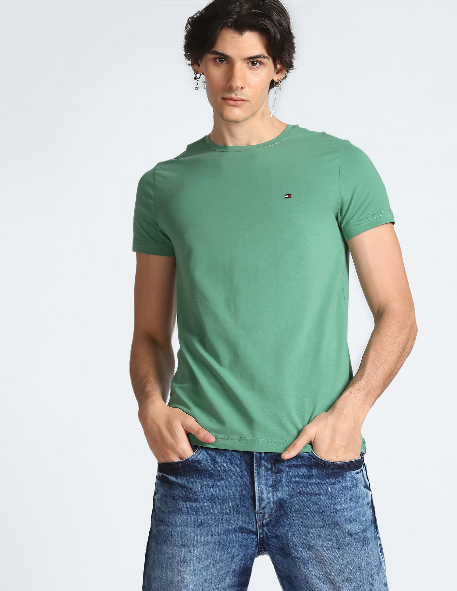 Tommy hilfiger deals green t shirt