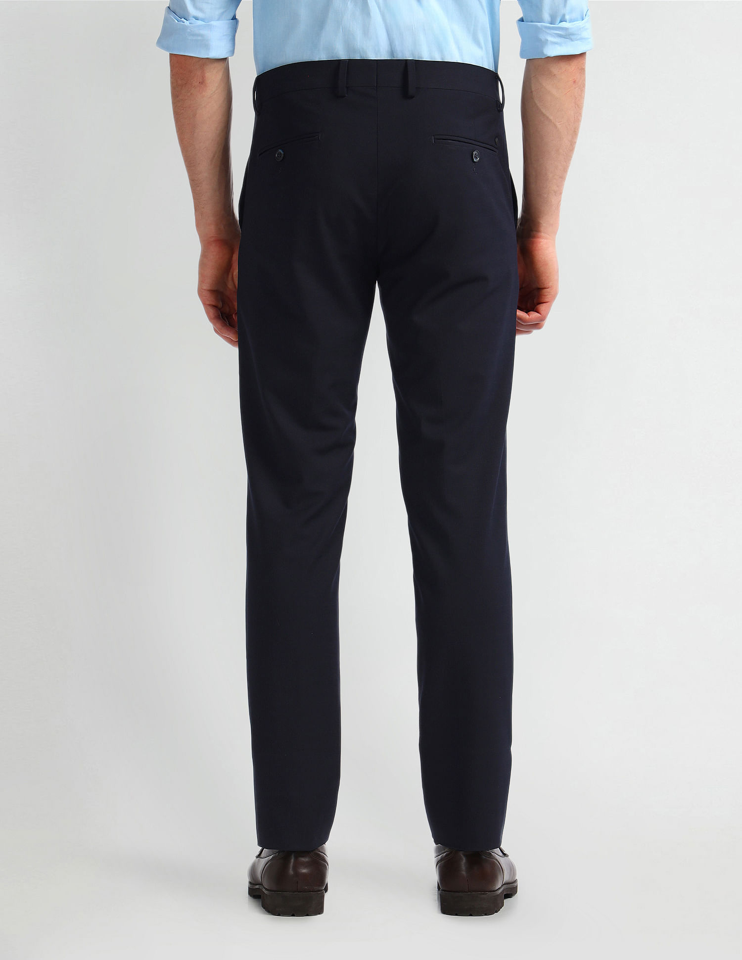 Arrow Mid Rise Tapered Fit Trousers