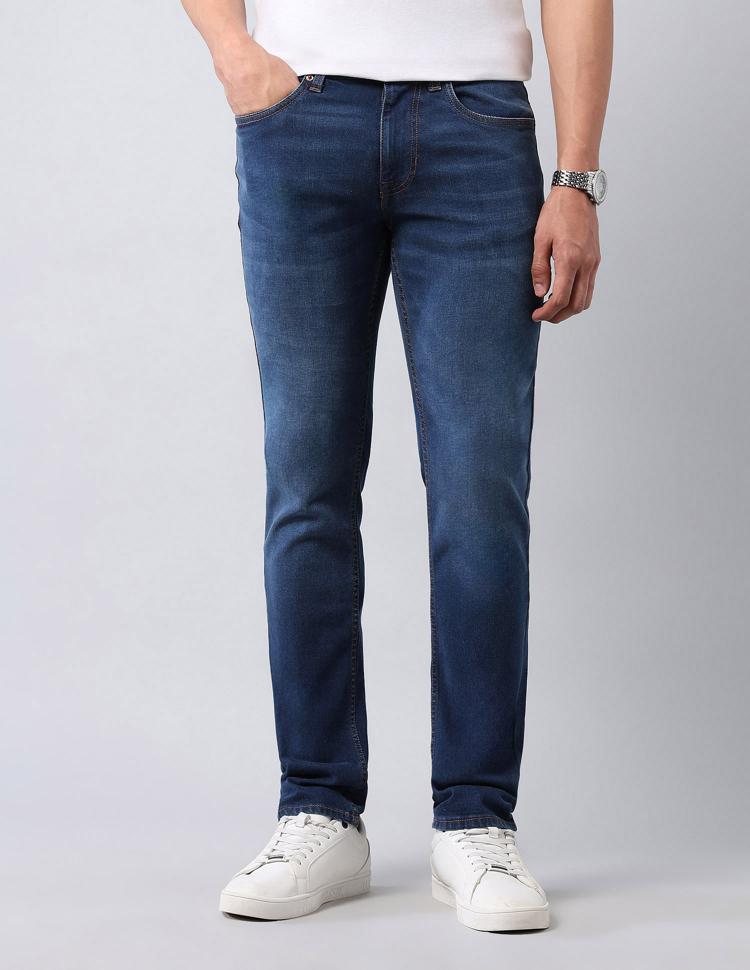 U.S. Polo Assn. Denim Co. Brandon Slim Tapered Fit Blue Jeans