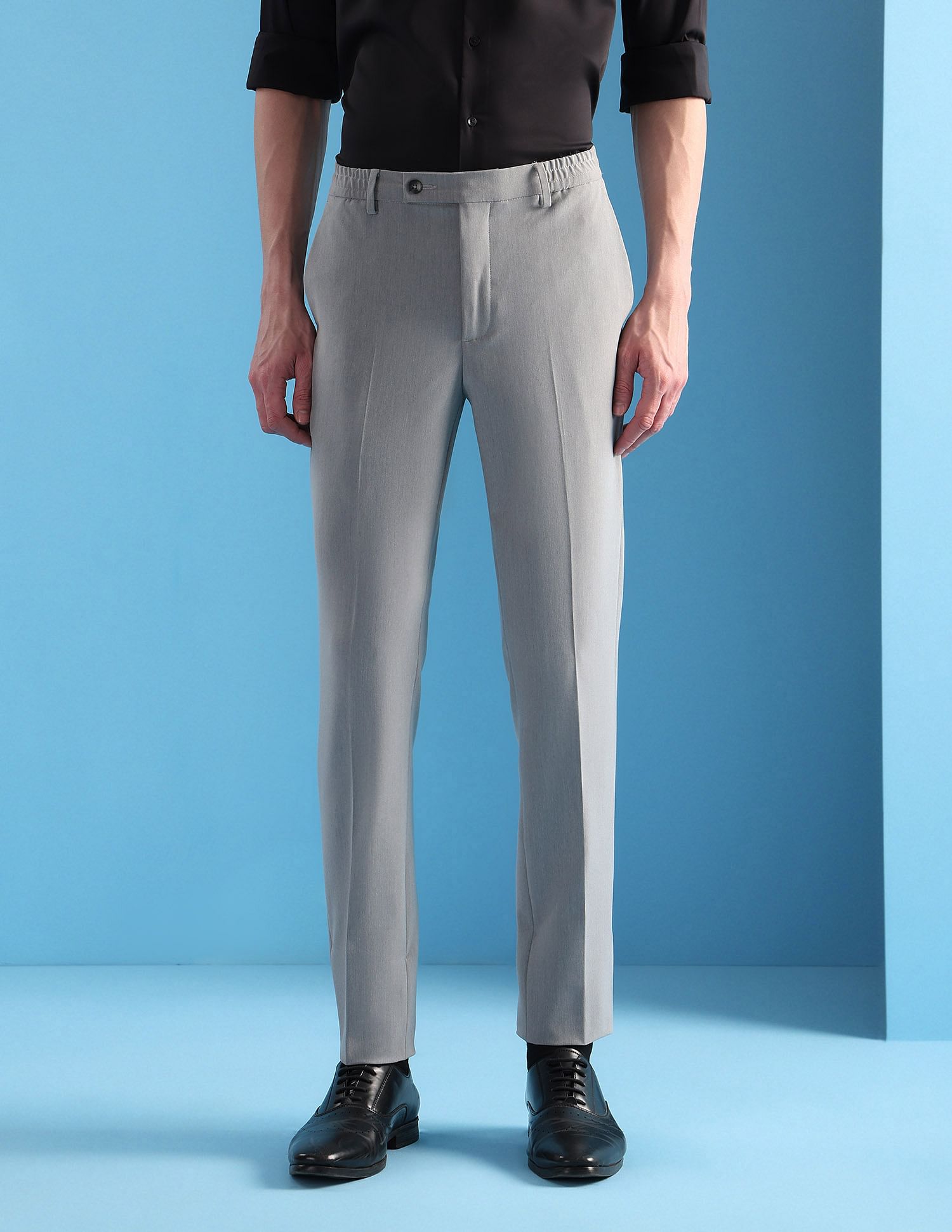 Arrow Mid Rise Slim Fit Velocity Trousers