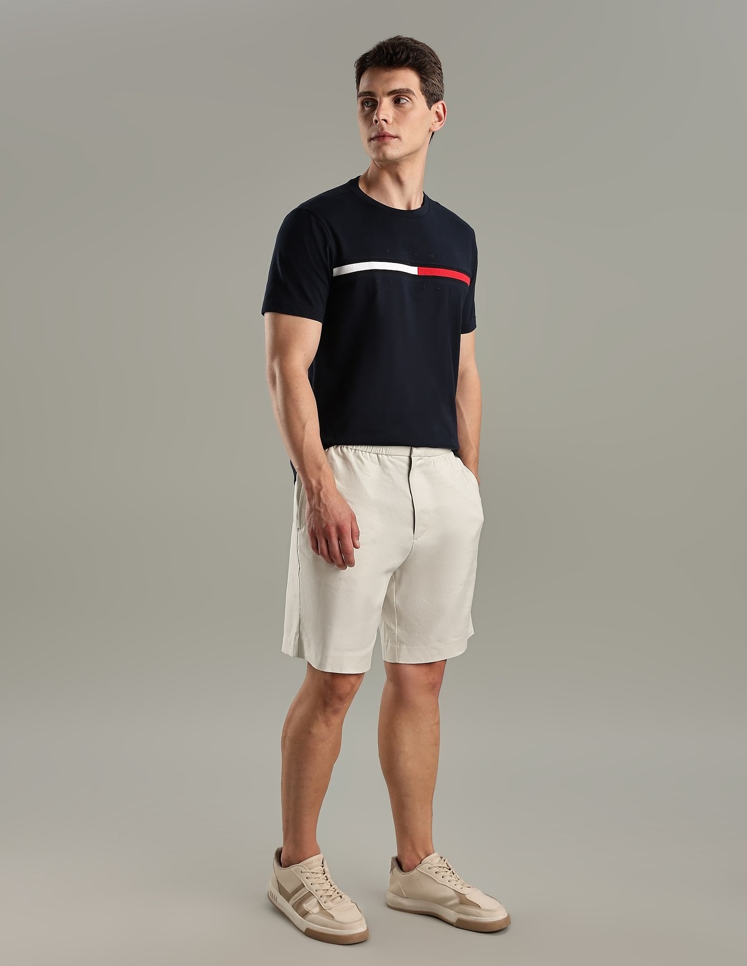 Tommy Hilfiger Embroidered Logo Regular-Fit Cotton T-Shirt