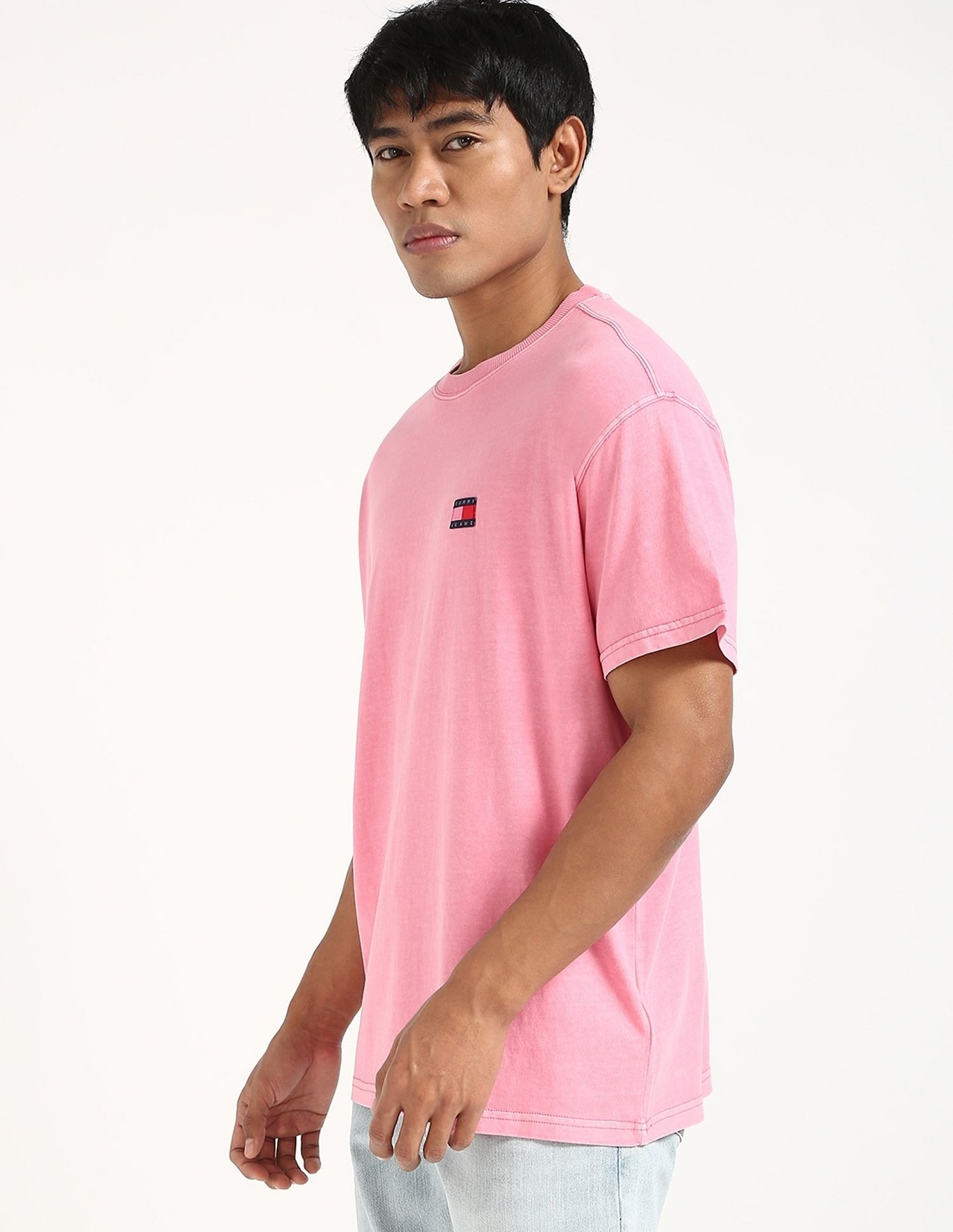 Tommy Hilfiger Solid Relaxed-Fit Cotton T-Shirt