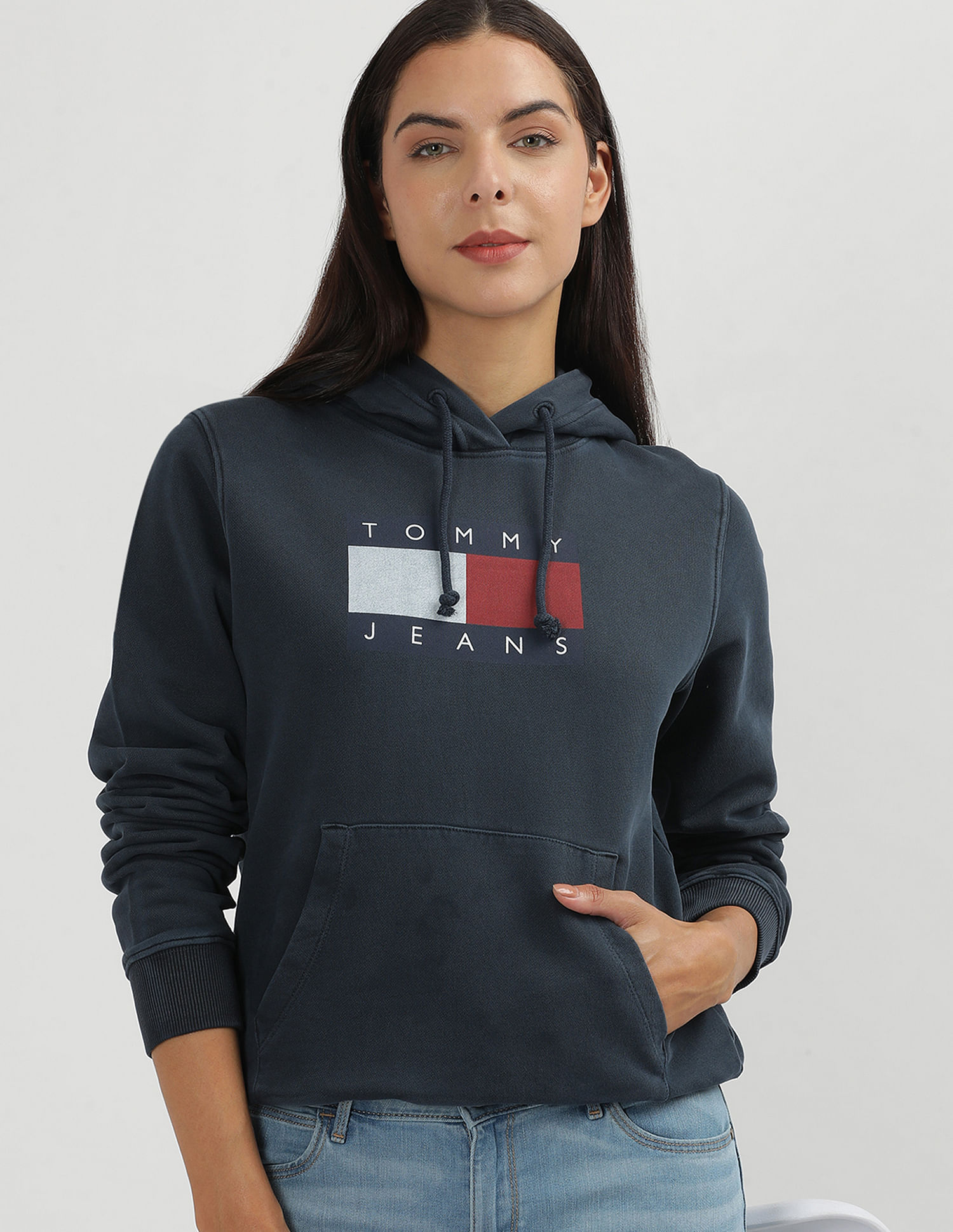 Tommy Hilfiger Sustainable Brand Print Hooded Sweatshirt