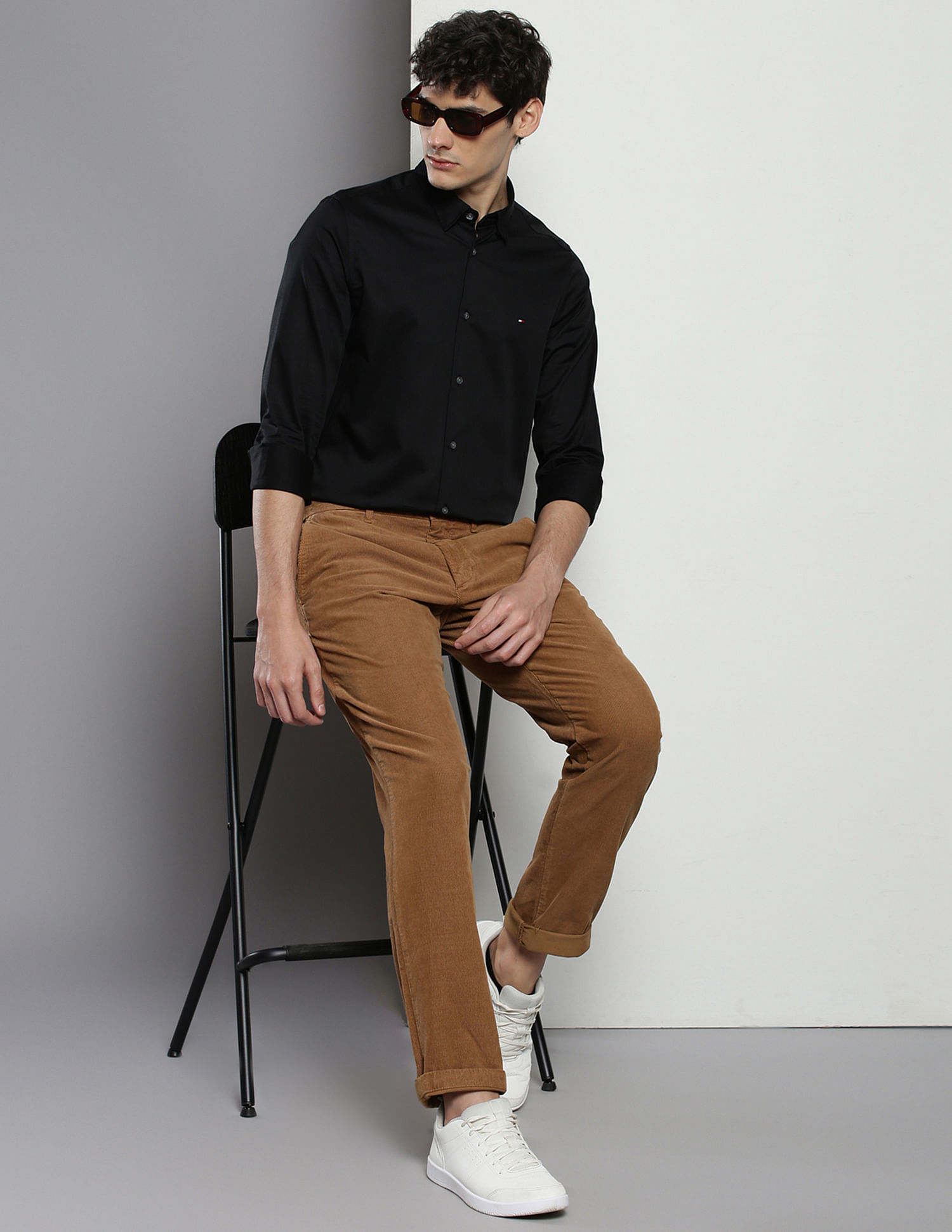 Tommy Hilfiger Denton Regular Fit Corduroy Trousers