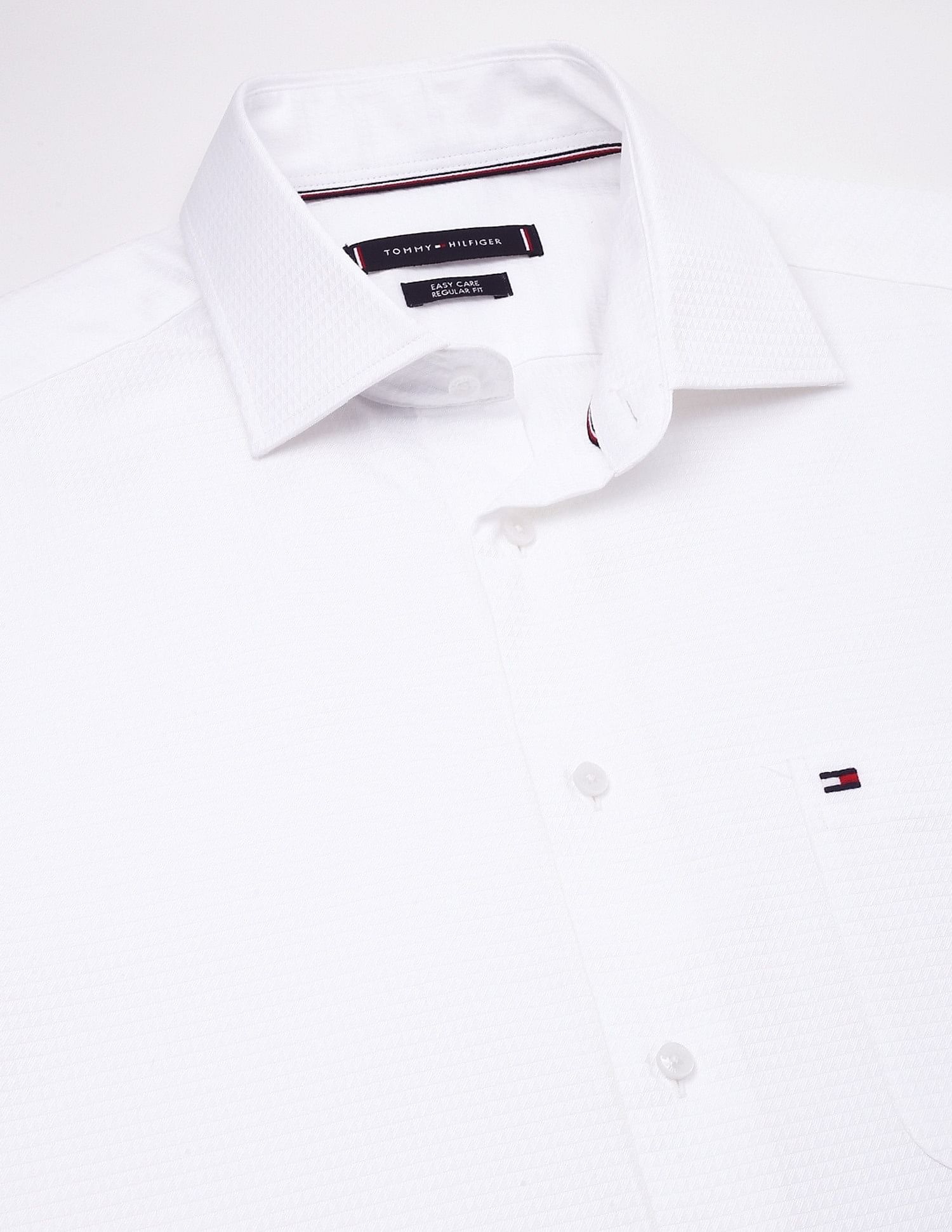 Tommy Hilfiger Texture Regular-Fit Cotton Shirt