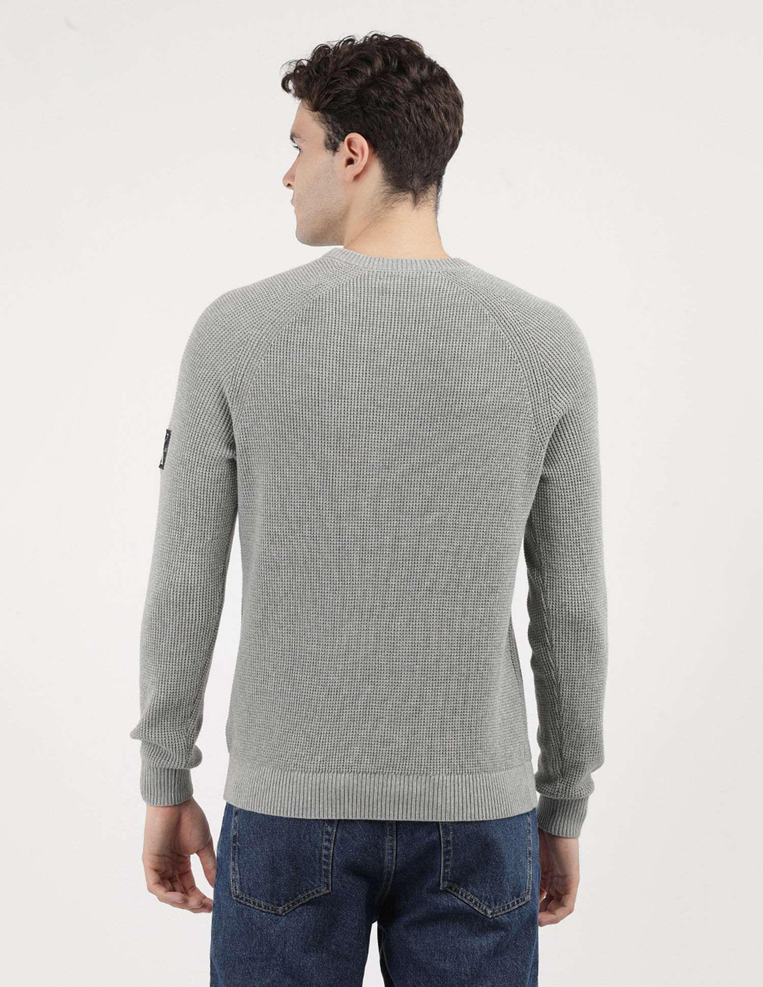 Calvin Klein Jeans Badge Easy Crew Neck Sweater