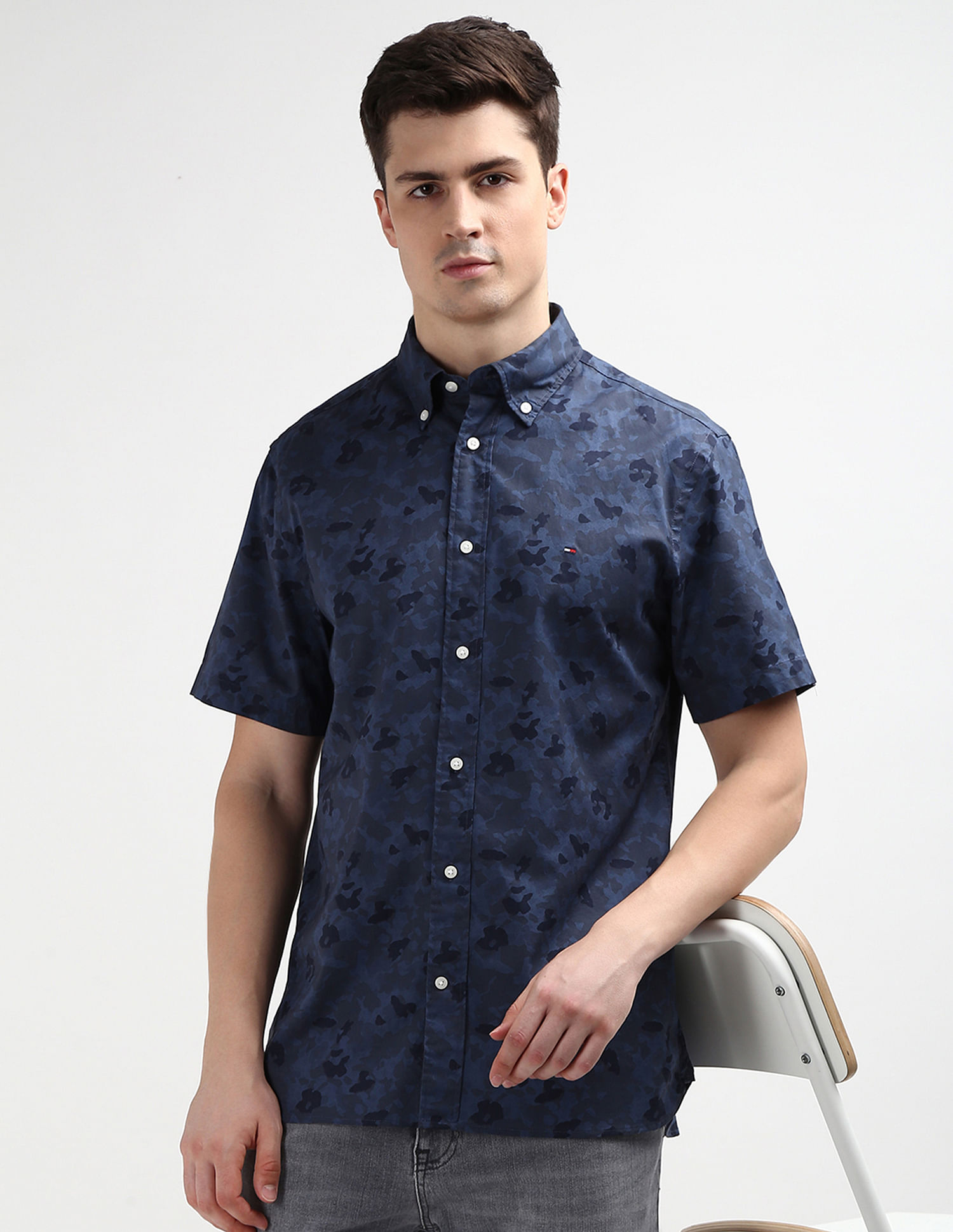 Tommy Hilfiger Sustainable Camouflage Print Shirt