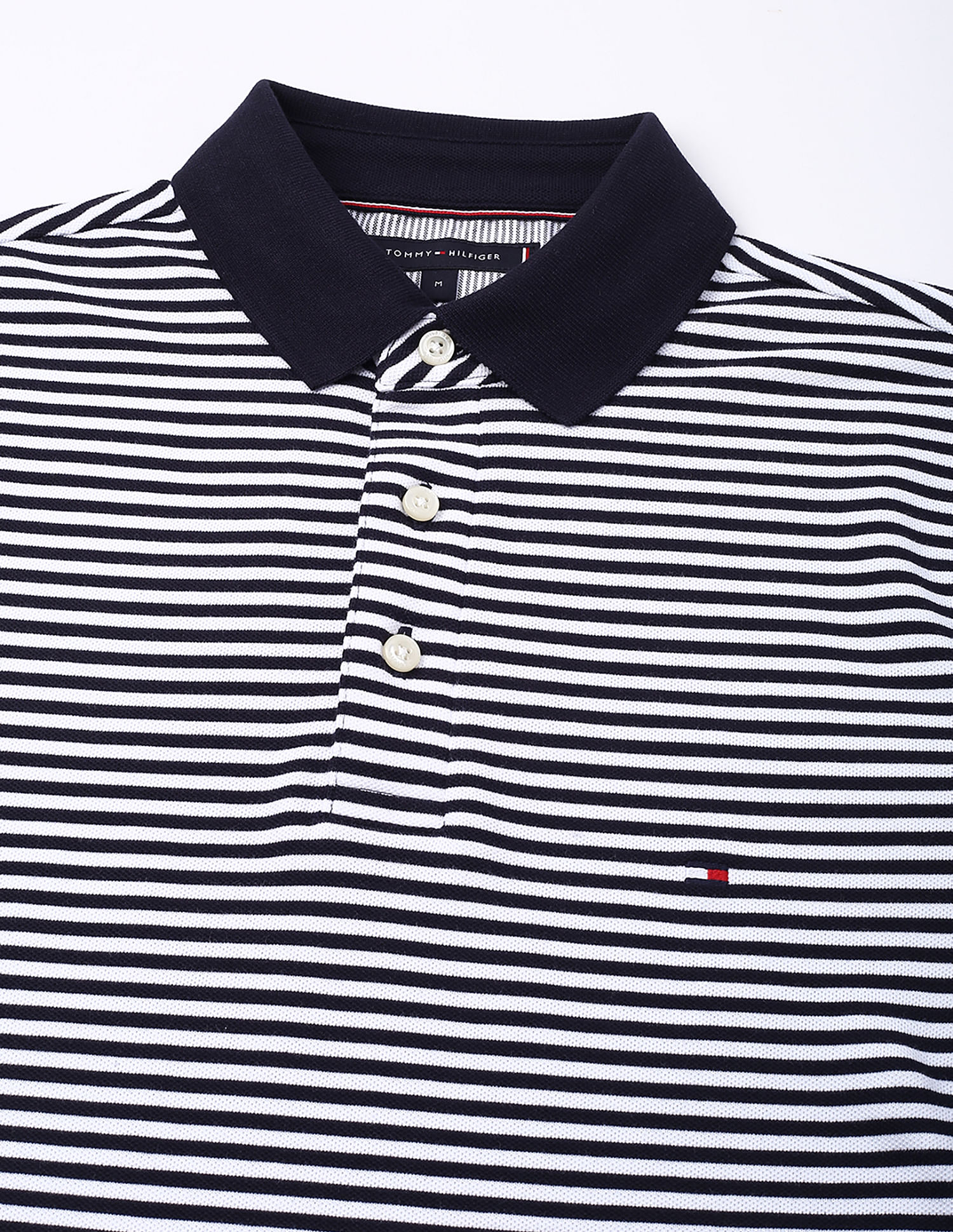 Tommy Hilfiger Striped Slim-Fit Cotton Polo Shirt