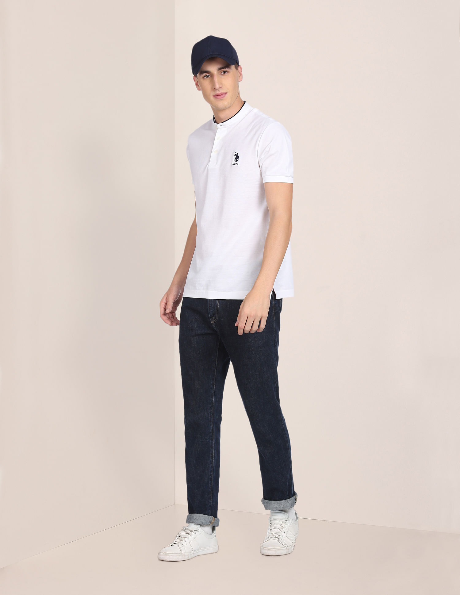[ JEANS] Cool Essential Polo T-shirt ★大人気★ Big-Tall-Swing-Techtm-