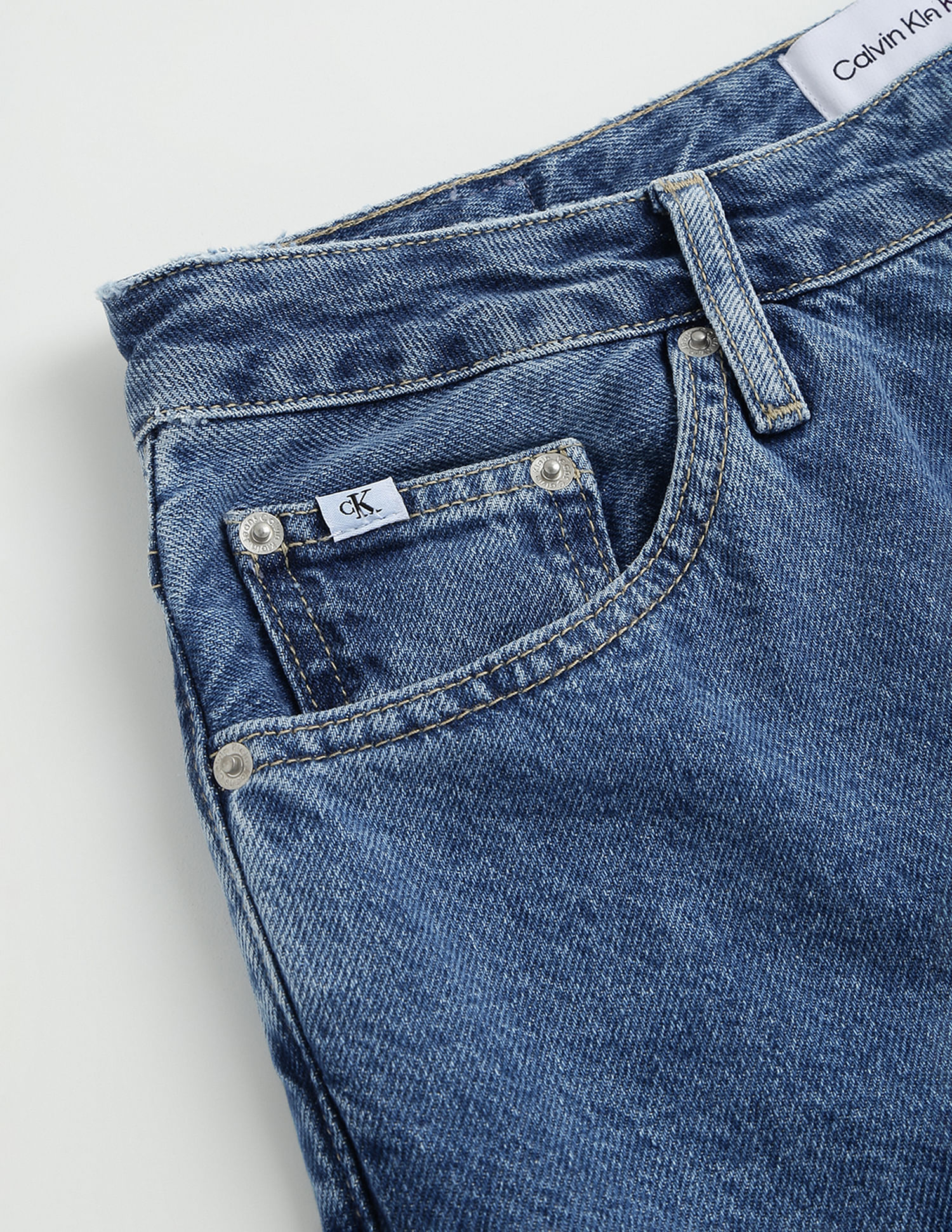Calvin Klein Jeans 90'S Straight Mid Rise Jeans